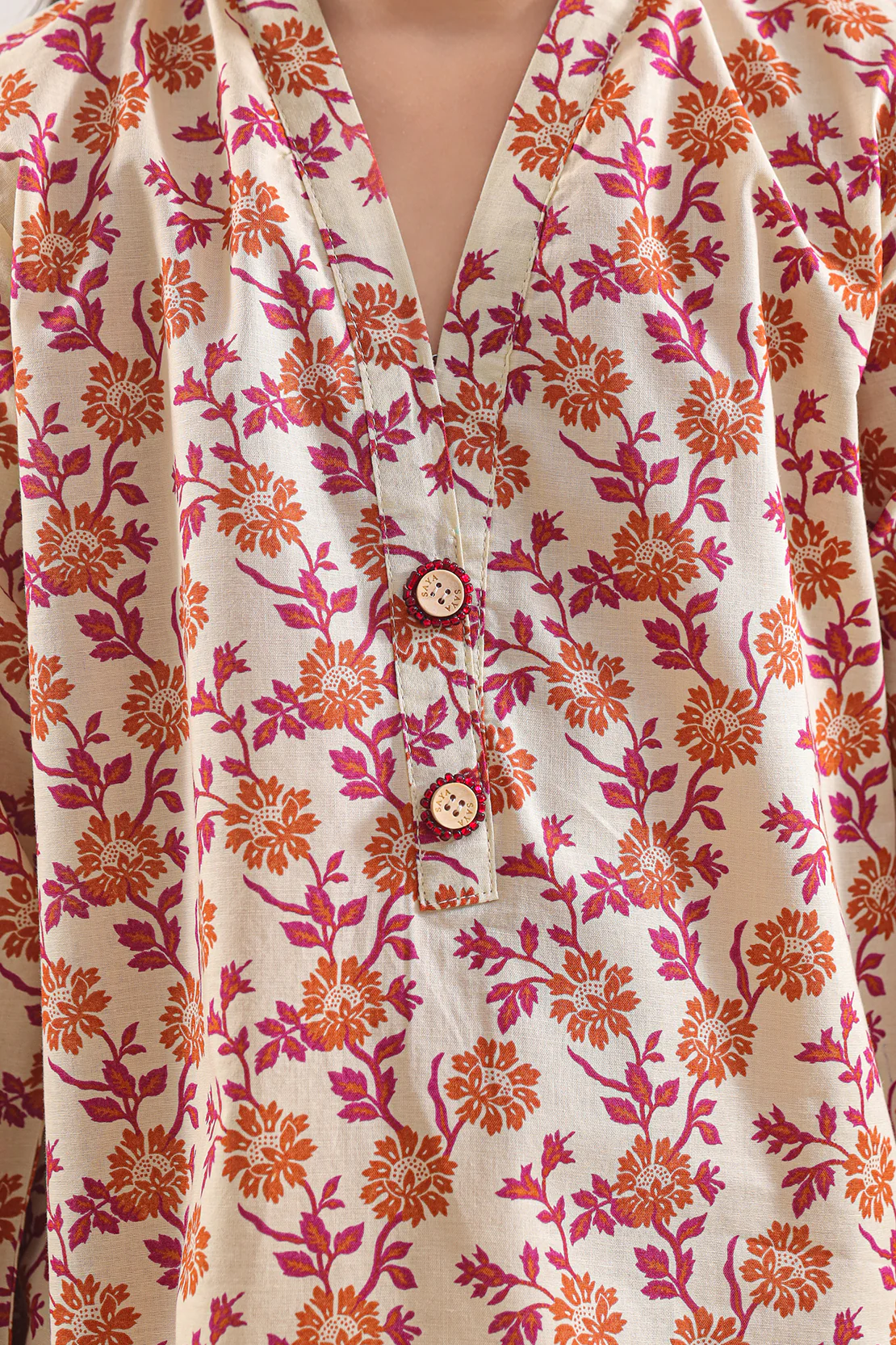 Printed Lawn Stitched 2 Piece (Shirt/Trouser) For Kids - Image 3