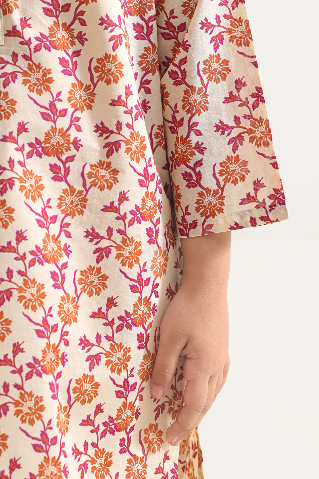 Printed Lawn Stitched 2 Piece (Shirt/Trouser) For Kids - Image 4