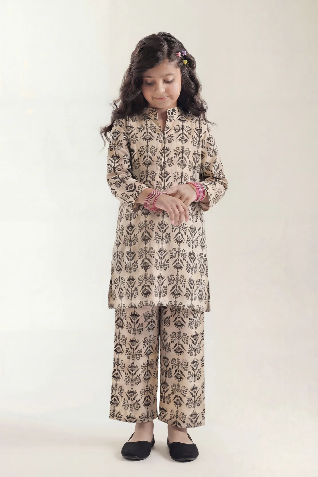 Printed Lawn Stitched 2 Piece (Shirt/Trouser) For Kids - Image 2