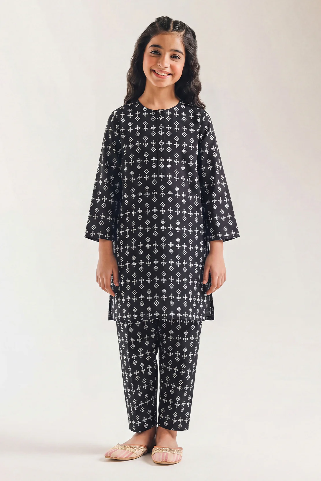 Printed Lawn Stitched 2 Piece (Shirt/Trouser) For Kids
