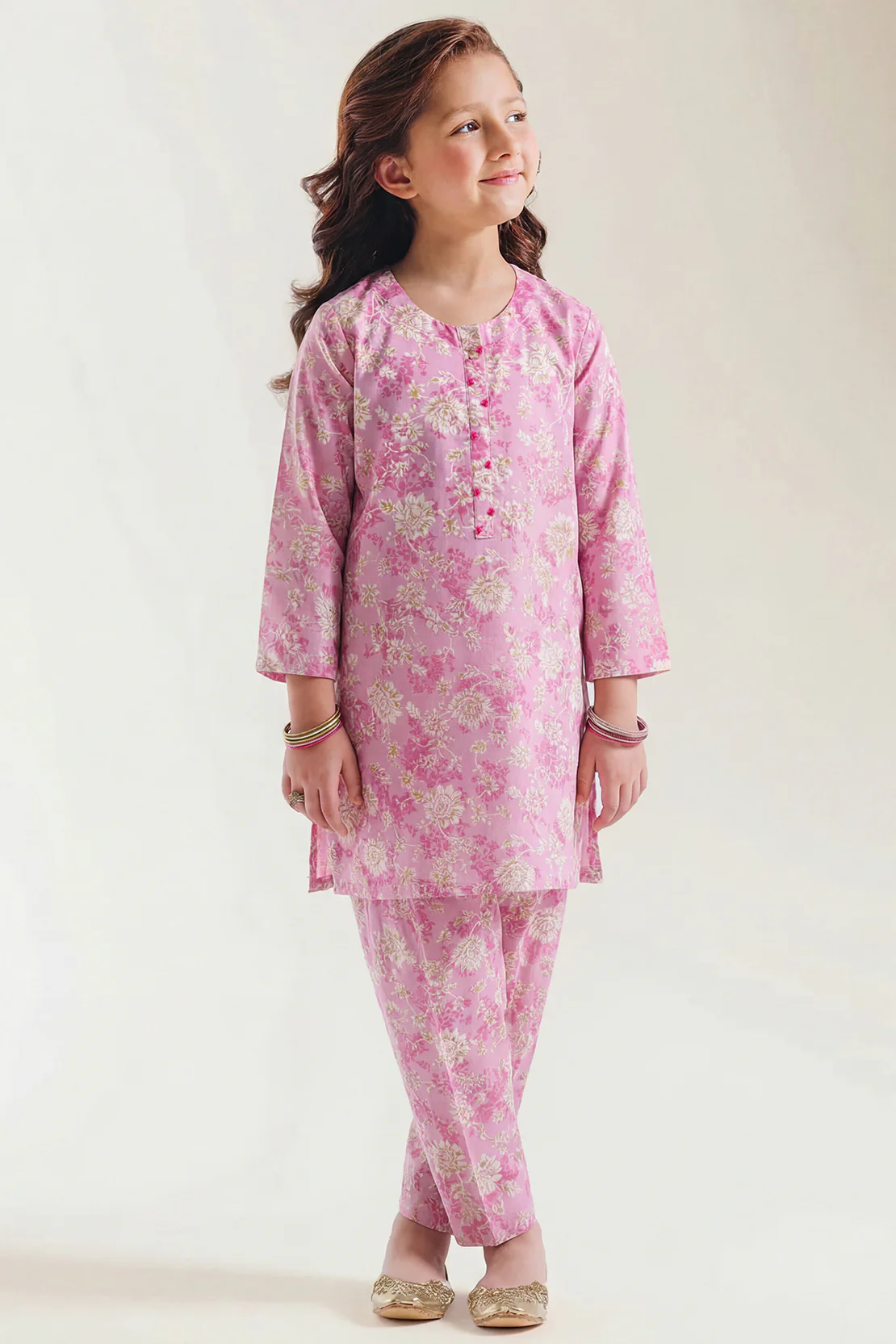 Printed Lawn Stitched 2 Piece (Shirt/Trouser) For Kids - Image 3