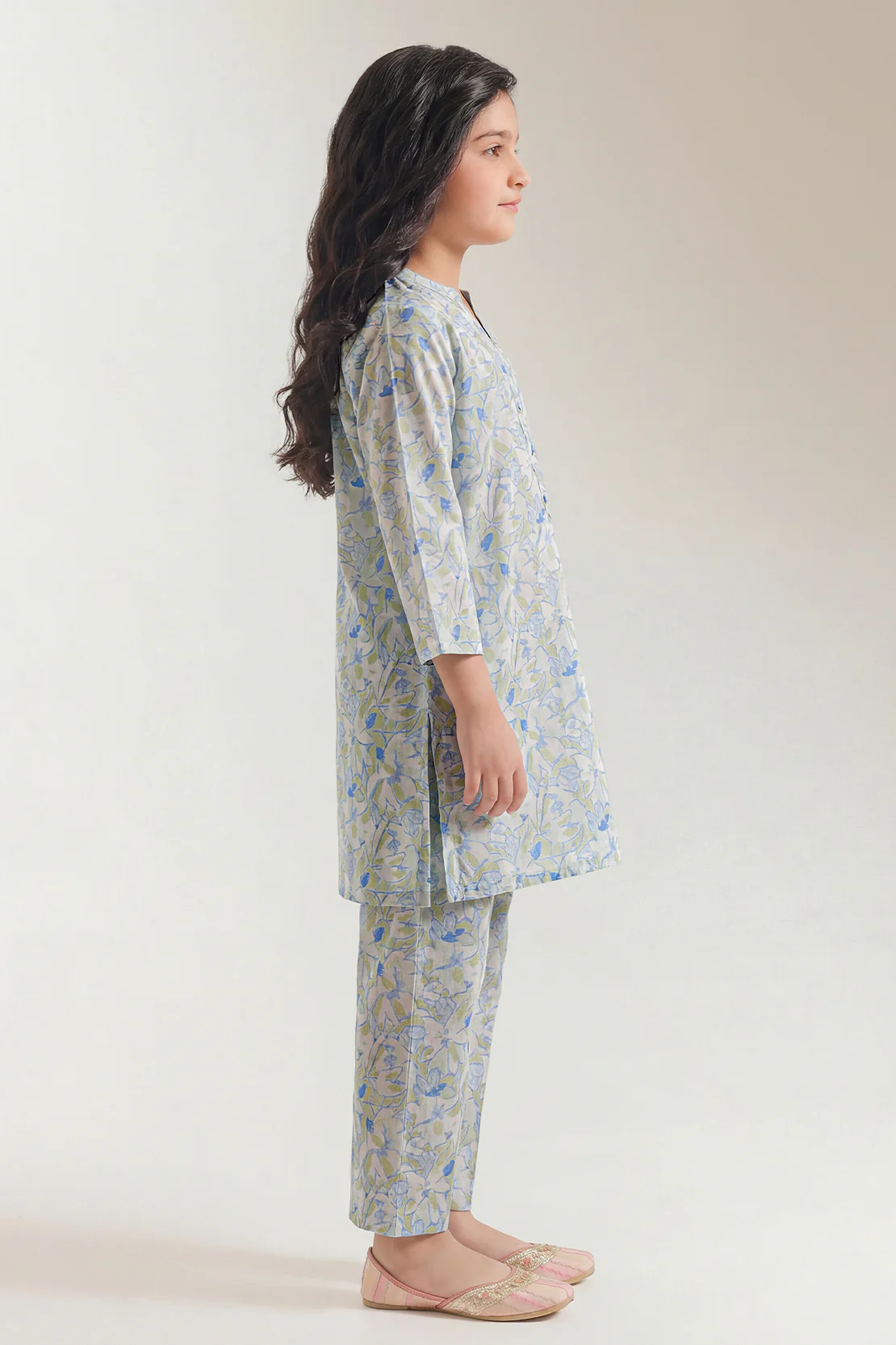Printed Lawn Stitched 2 Piece (Shirt/Trouser) For Kids - Image 3
