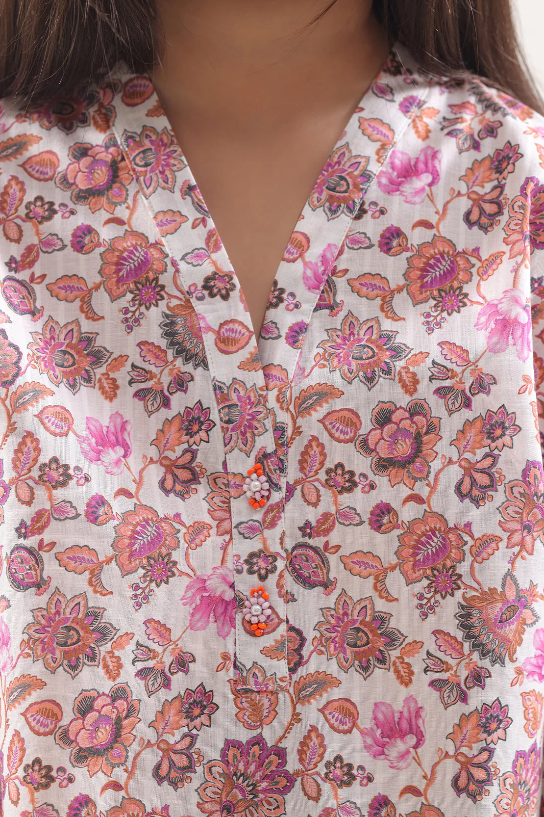Printed Lawn Stitched 2 Piece (Shirt/Trouser) For Kids - Image 4