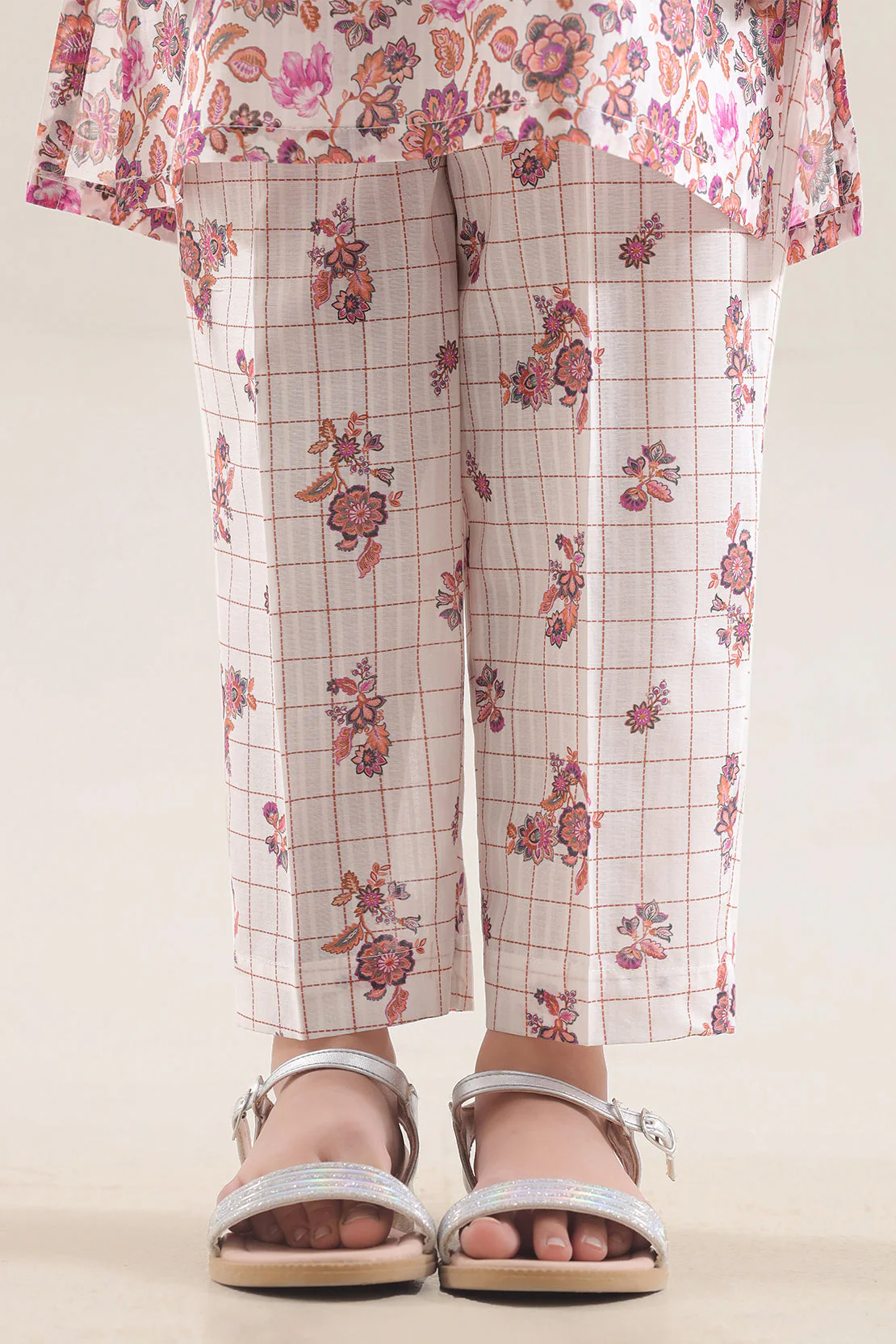 Printed Lawn Stitched 2 Piece (Shirt/Trouser) For Kids - Image 6