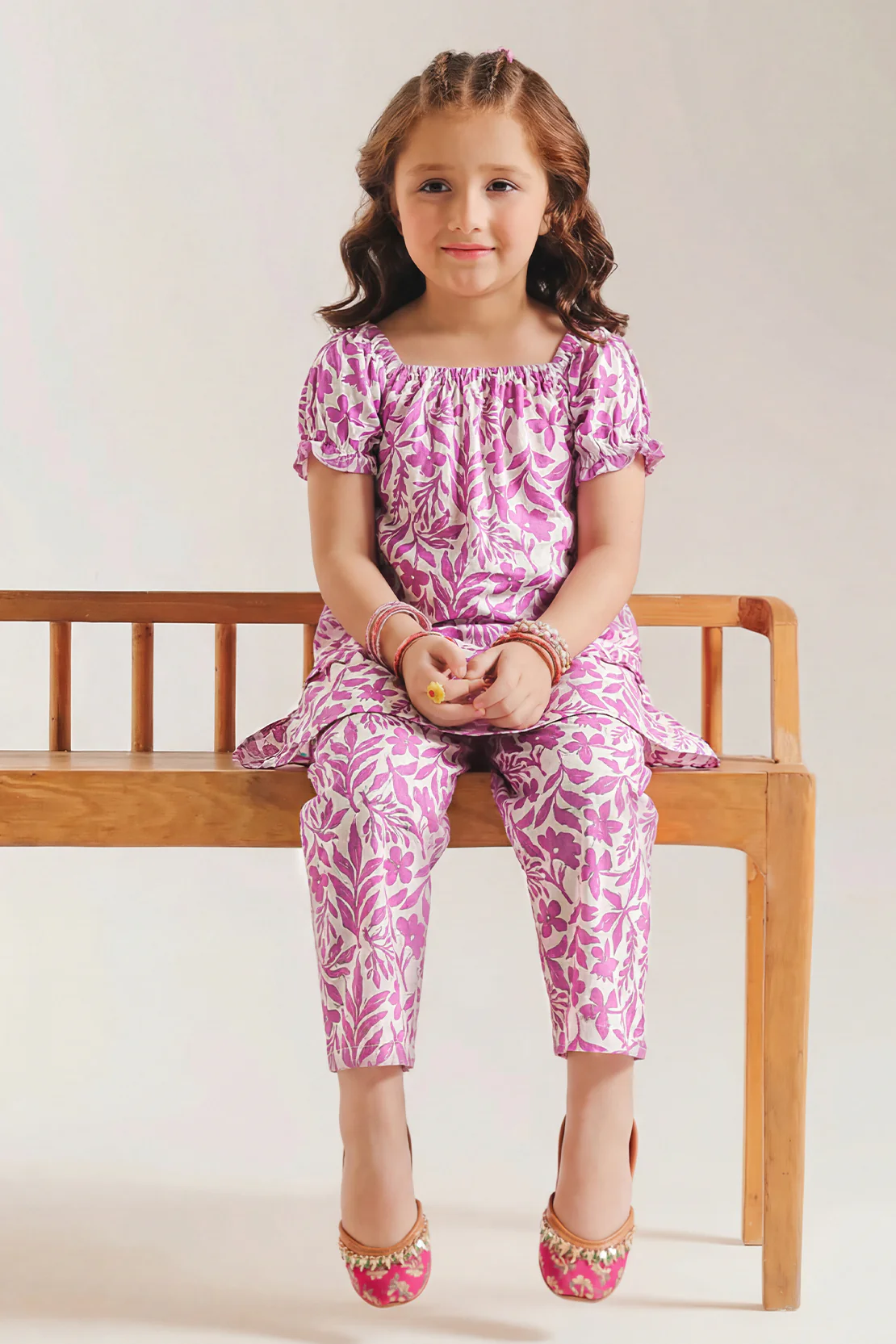 Printed Lawn Stitched 2 Piece (Shirt/Trouser) For Kids