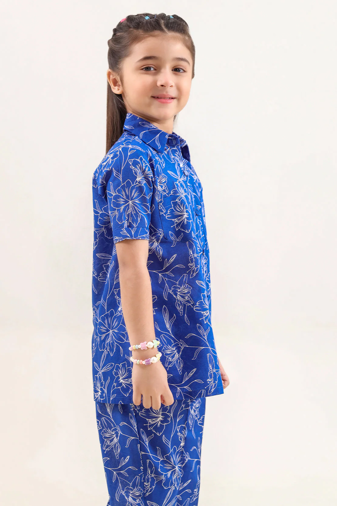 Printed Lawn Stitched 2 Piece (Shirt/Trouser) For Kids - Image 2