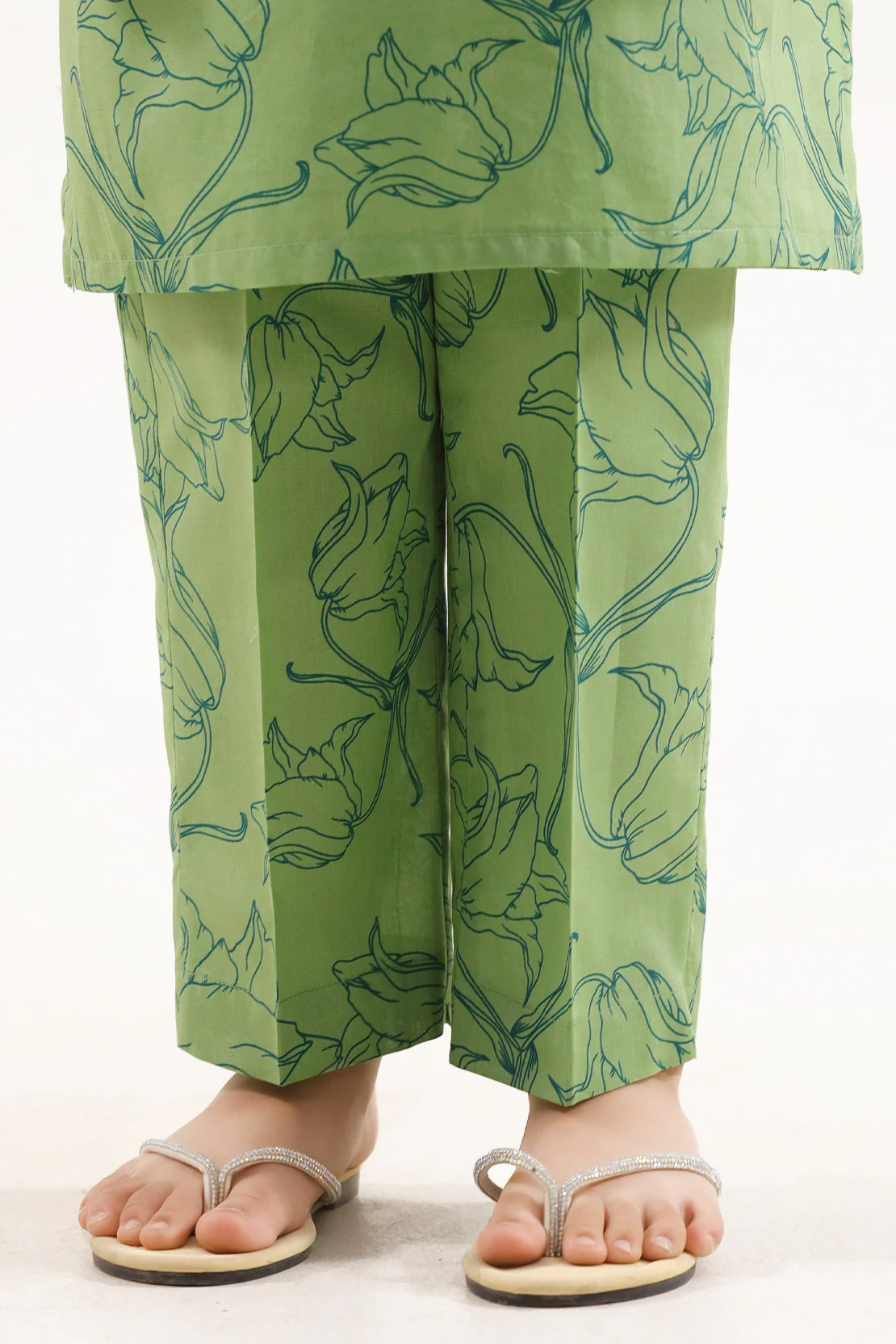 Printed Lawn Stitched 2 Piece (Shirt/Trouser) For Kids - Image 5