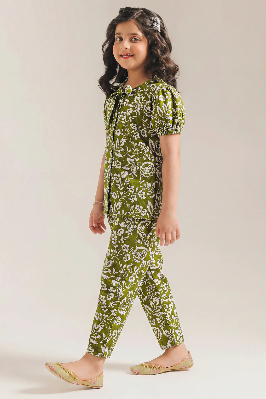 Printed Lawn Stitched 2 Piece (Shirt/Trouser) For Kids