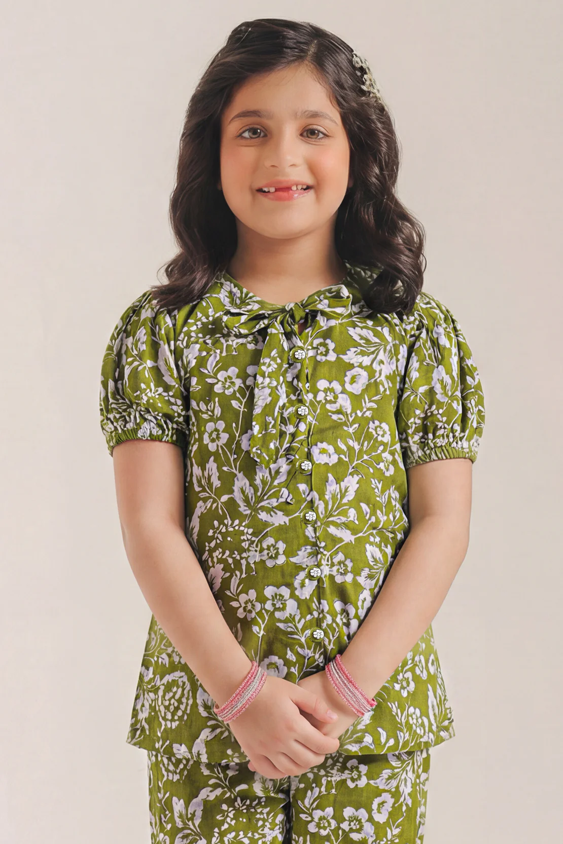 Printed Lawn Stitched 2 Piece (Shirt/Trouser) For Kids - Image 3