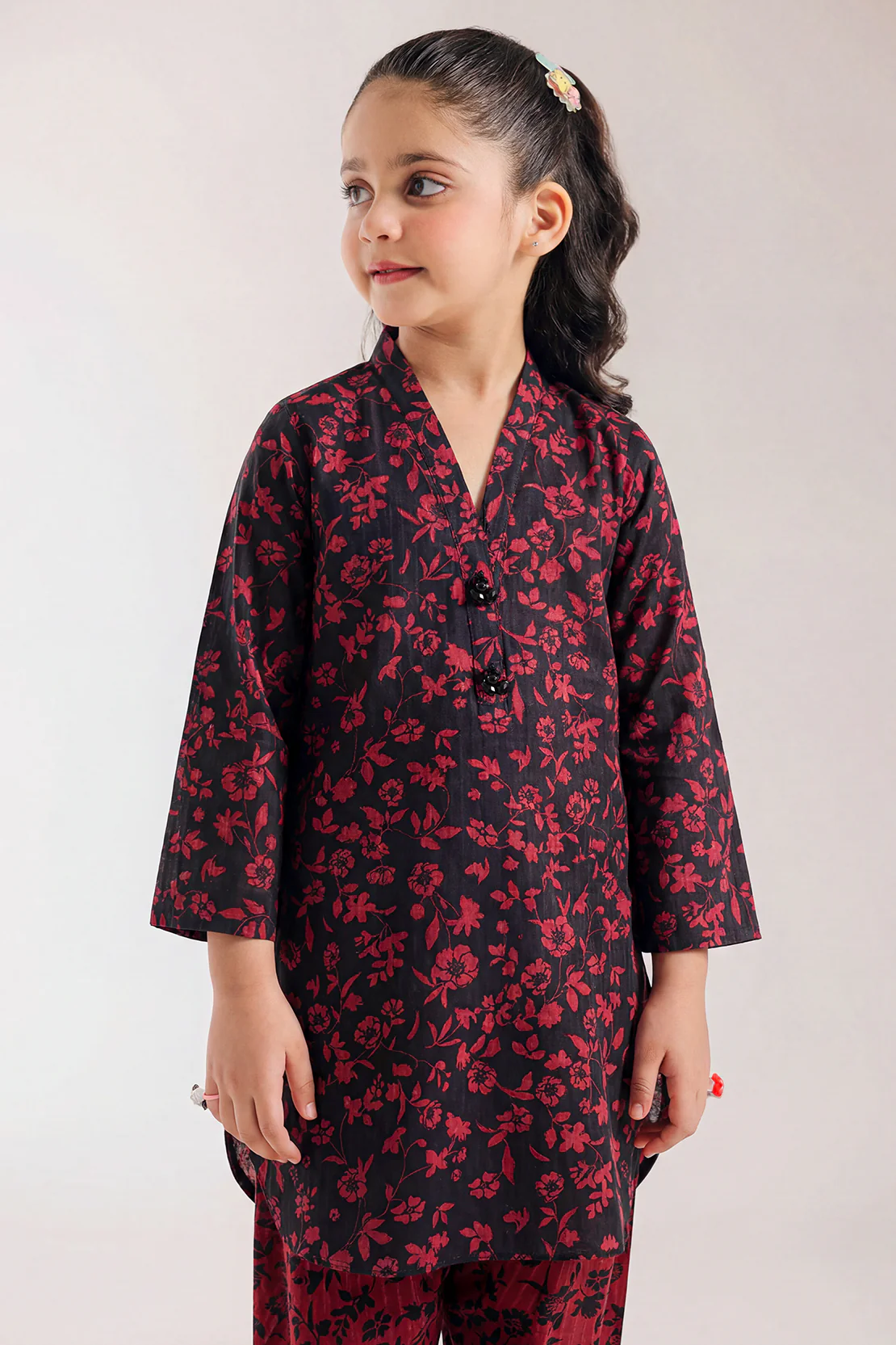 Printed Lawn Stitched 2 Piece (Shirt/Trouser) For Kids - Image 2