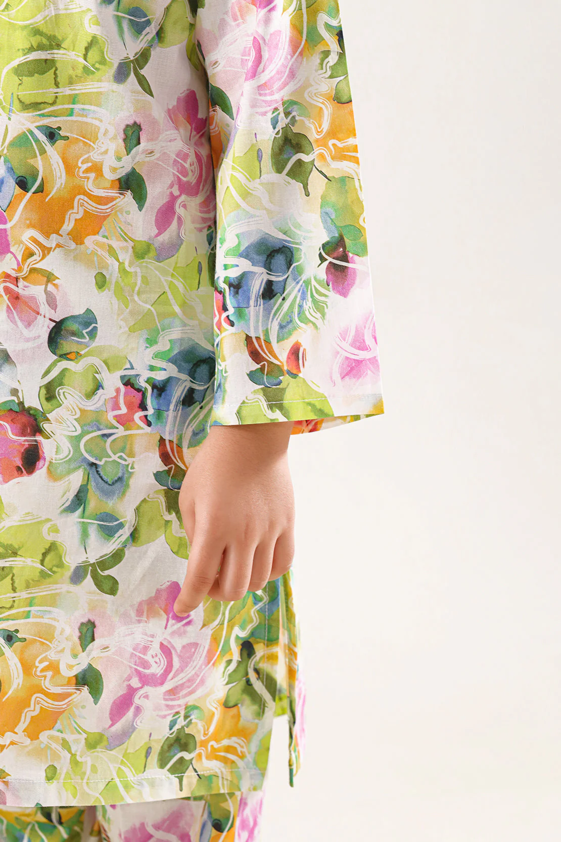 Printed Lawn Stitched 2 Piece (Shirt/Trouser) For Kids - Image 6