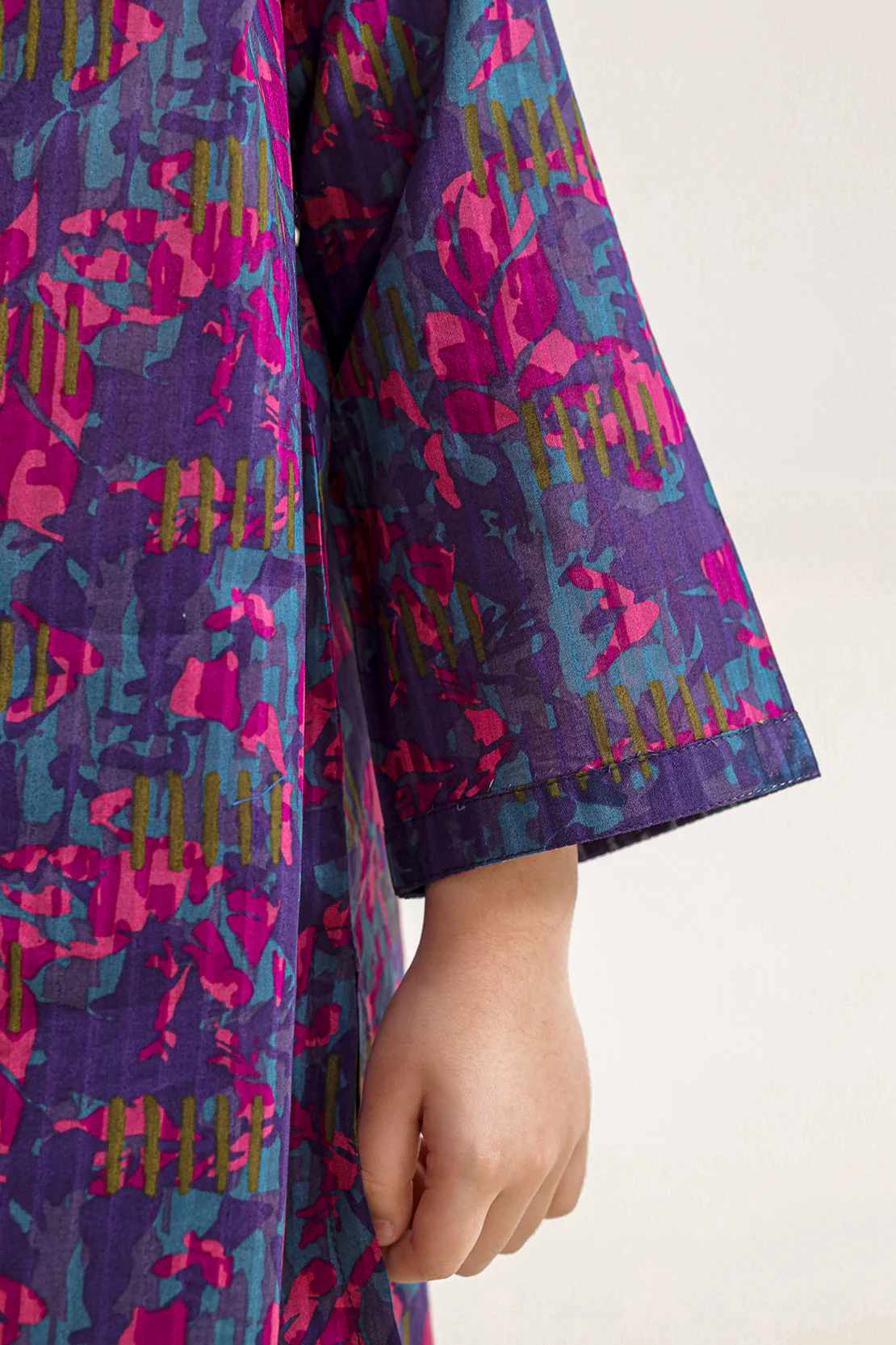 Printed Lawn Stitched 2 Piece (Shirt/Trouser) For Kids - Image 6