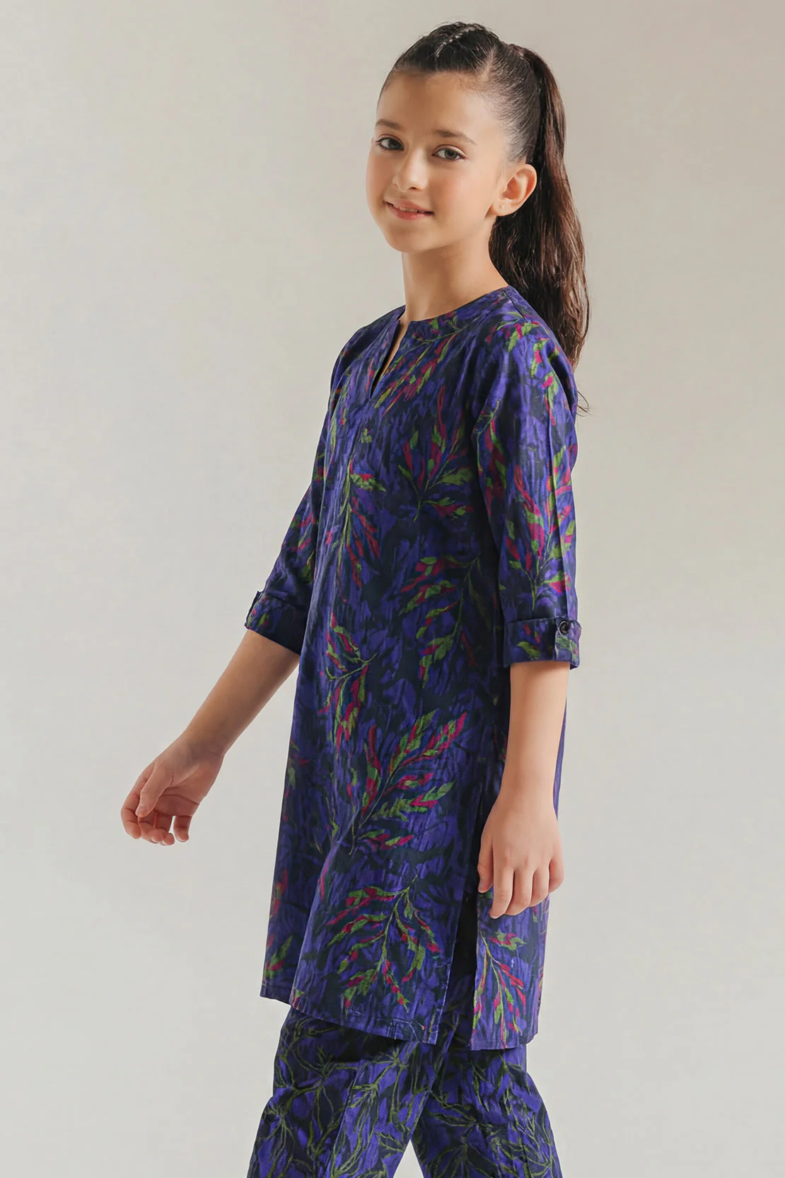 Printed Lawn Stitched 2 Piece (Shirt/Trouser) For Kids - Image 4