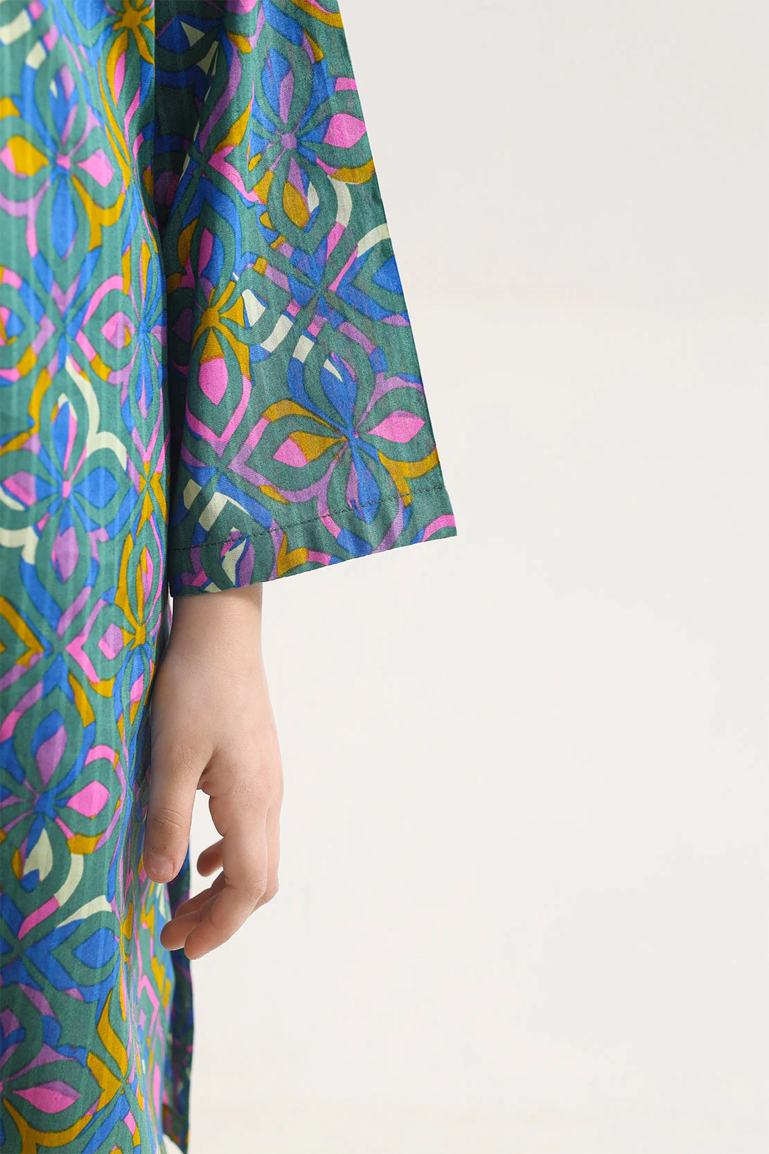 Printed Lawn Stitched 2 Piece (Shirt/Trouser) For Kids - Image 5