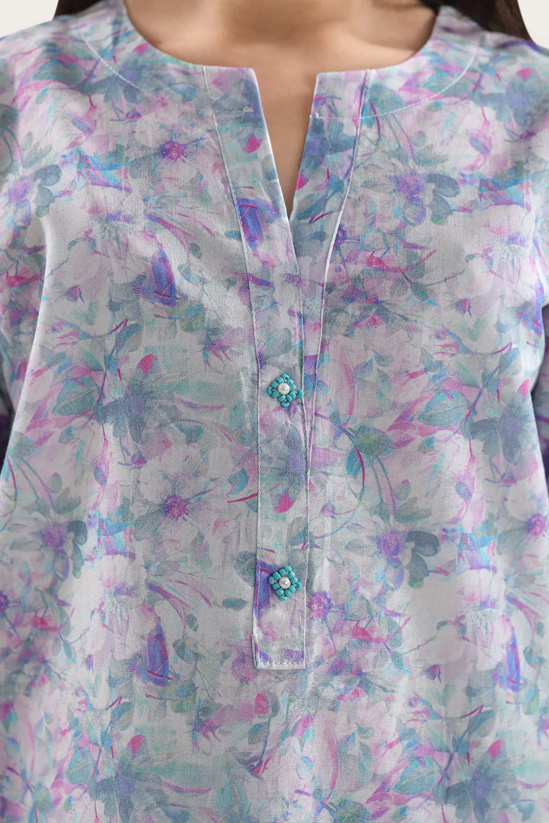 Printed Lawn Stitched 2 Piece (Shirt/Trouser) For Kids - Image 3