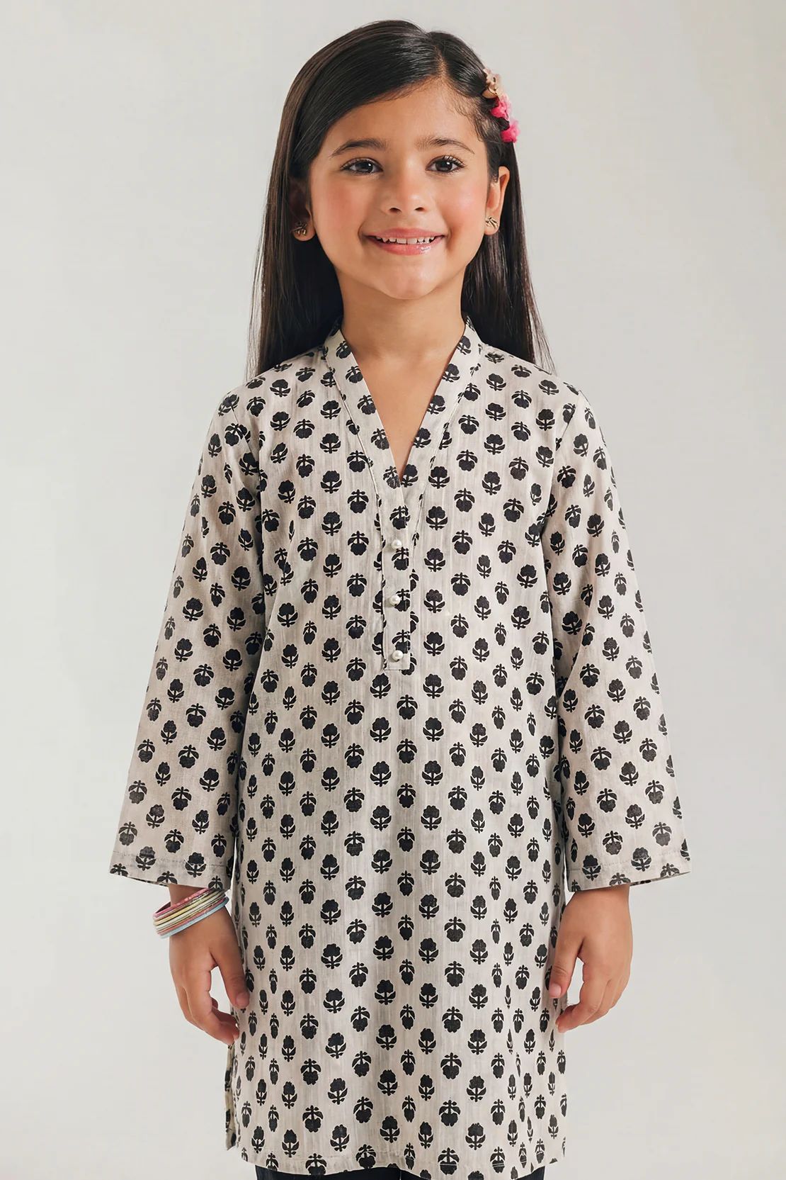 Printed Lawn Stitched 2 Piece (Shirt/Trouser) For Kids - Image 3