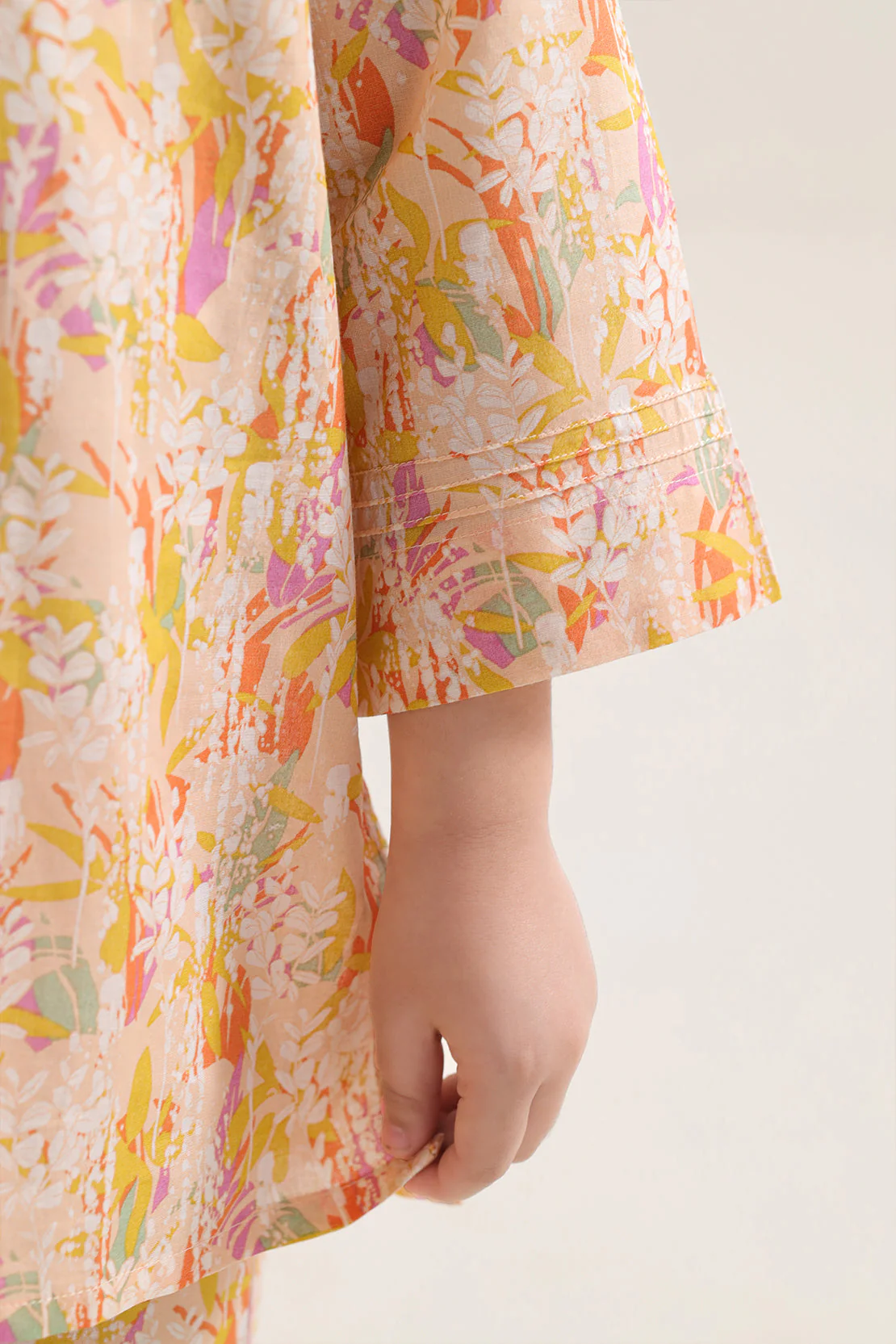 Printed Lawn Stitched 2 Piece (Shirt/Trouser) For Kids - Image 4