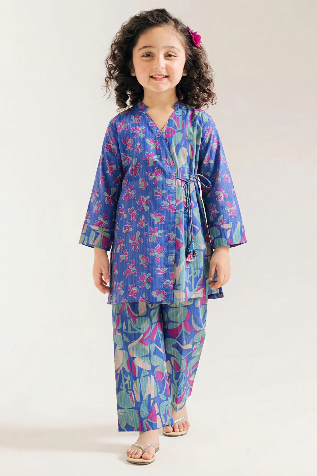 Printed Lawn Stitched 2 Piece (Shirt/Trouser) For Kids