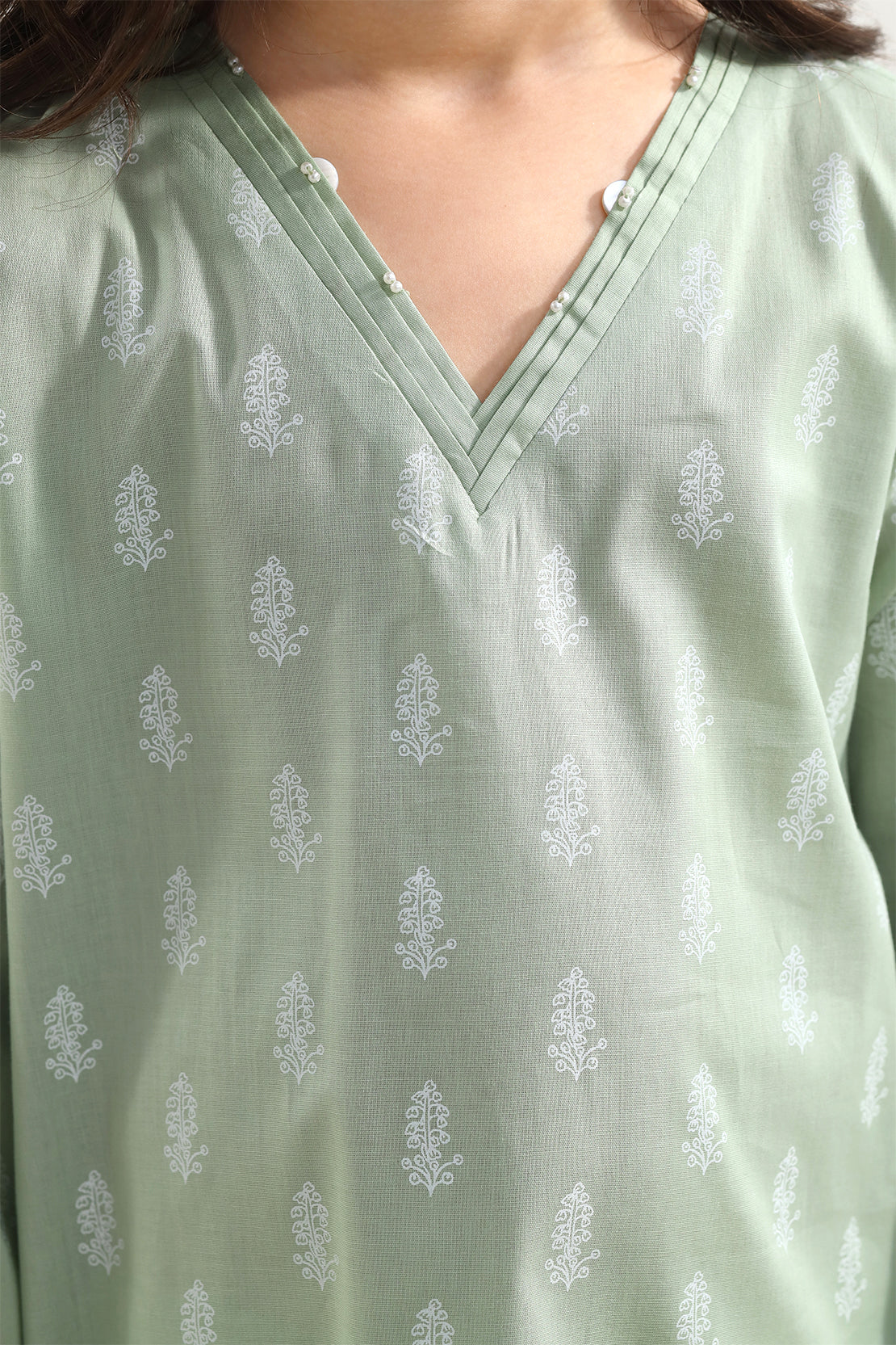 Printed Lawn Stitched 2 Piece (Shirt/Trouser) For Kids - Image 3