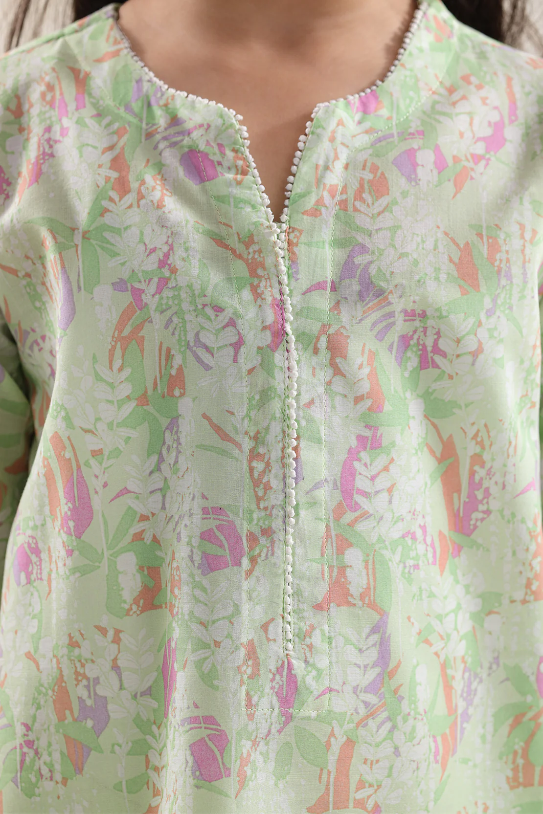 Printed Lawn Stitched 2 Piece (Shirt/Trouser) For Kids - Image 3