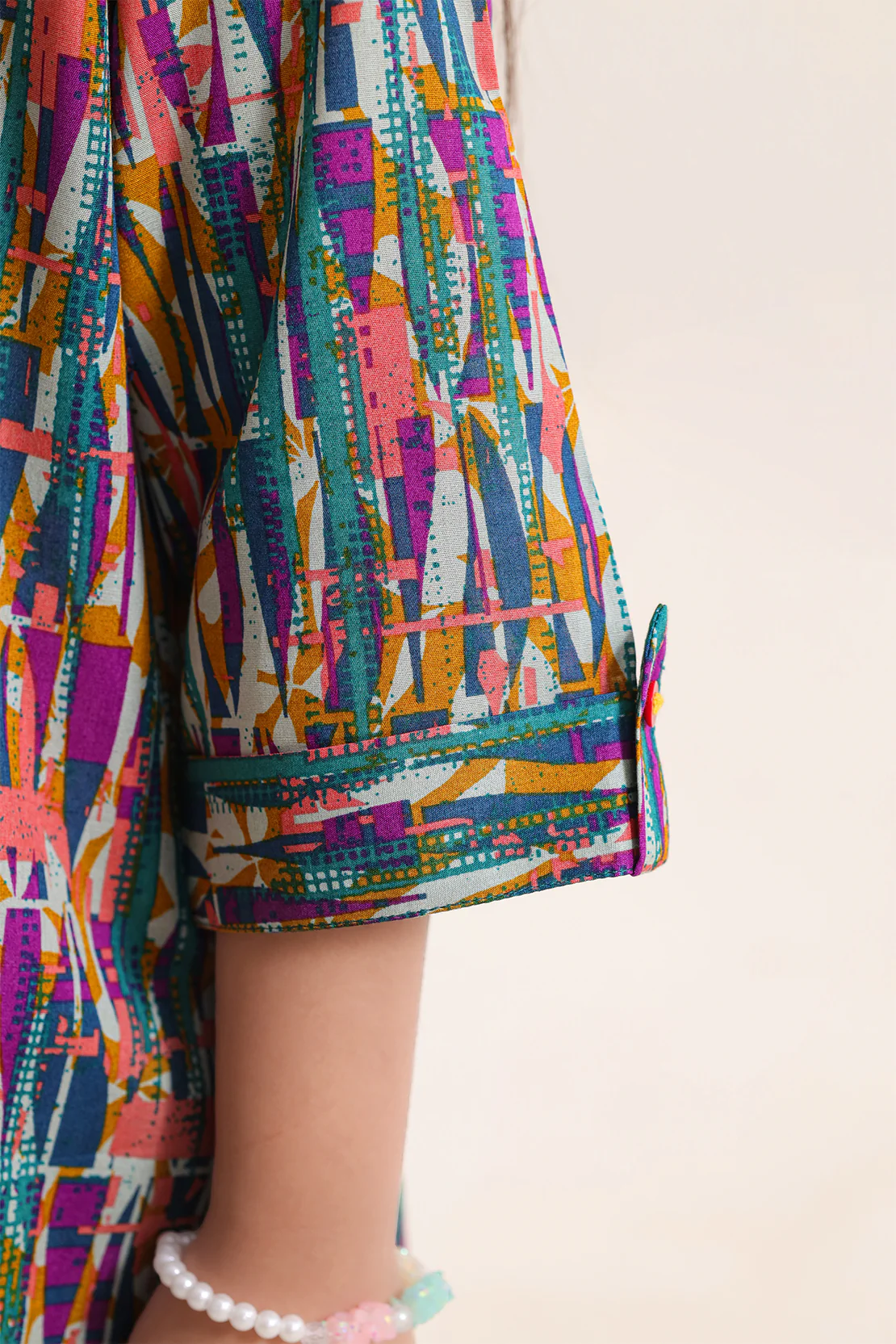 Printed Lawn Stitched 2 Piece (Shirt/Trouser) For Kids - Image 4