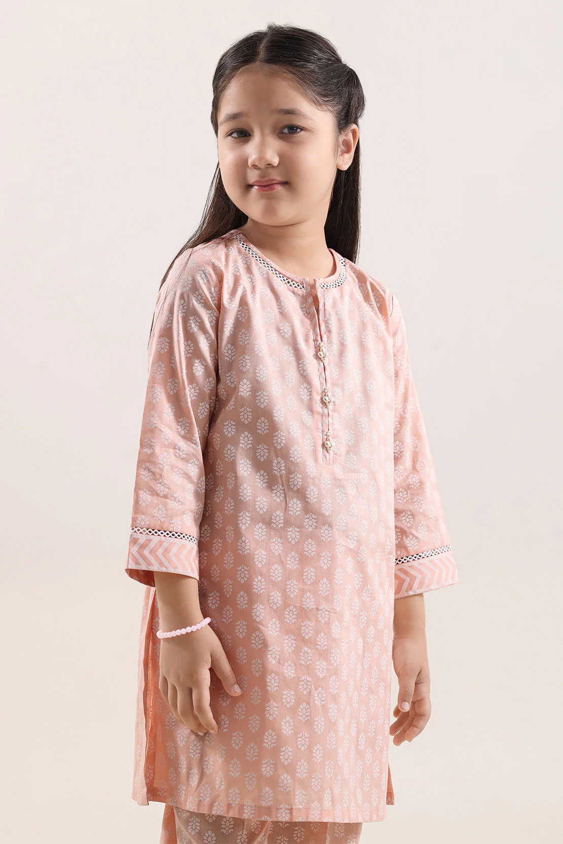 Printed Lawn Stitched 2 Piece (Shirt/Trouser) For Kids - Image 2