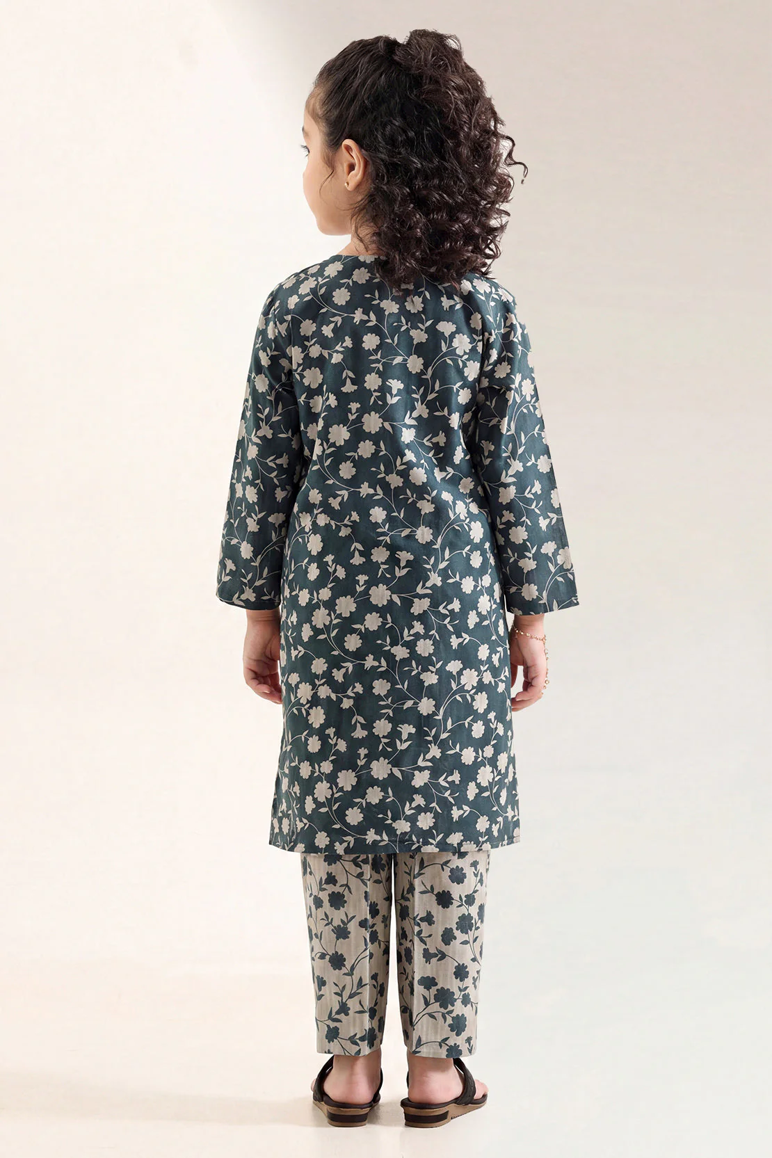 Printed Lawn Stitched 2 Piece (Shirt/Trouser) For Kids - Image 4