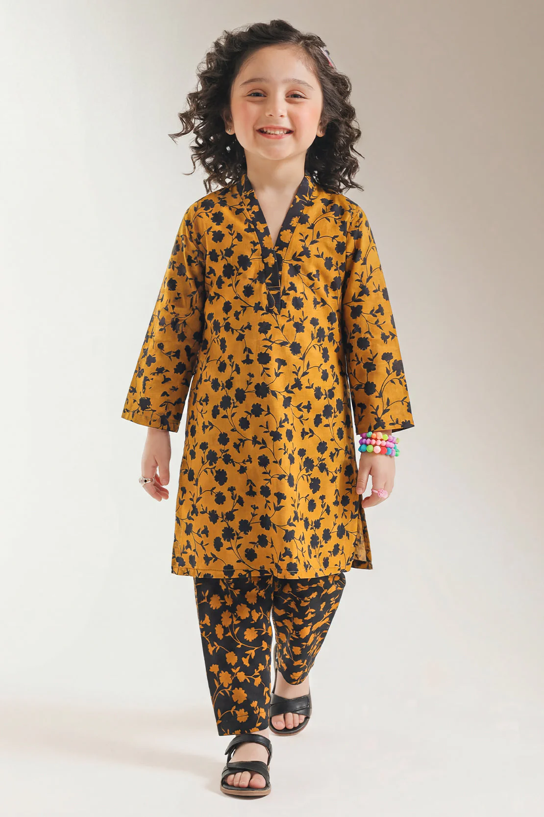 Printed Lawn Stitched 2 Piece (Shirt/Trouser) For Kids - Image 2