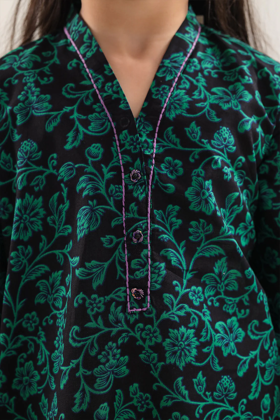 Printed Lawn Stitched 2 Piece (Shirt/Trouser) For Kids - Image 3