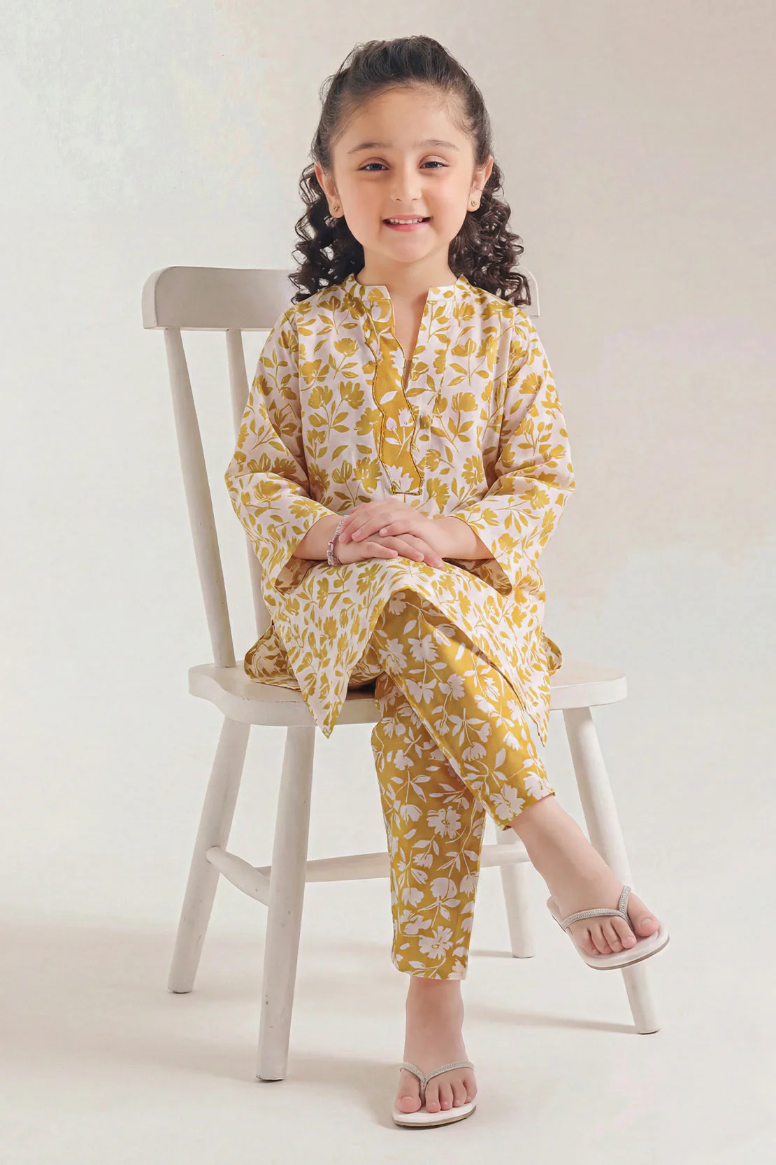 Printed Lawn Stitched 2 Piece (Shirt/Trouser) For Kids - Image 2