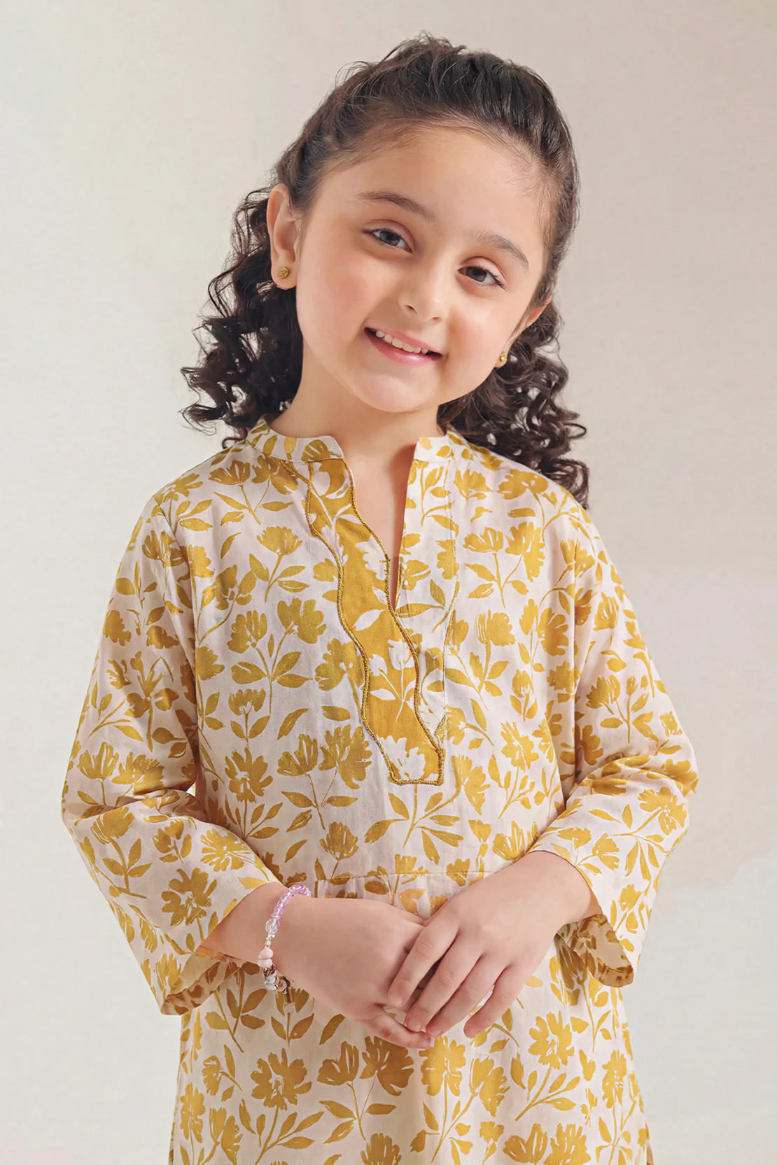 Printed Lawn Stitched 2 Piece (Shirt/Trouser) For Kids - Image 3