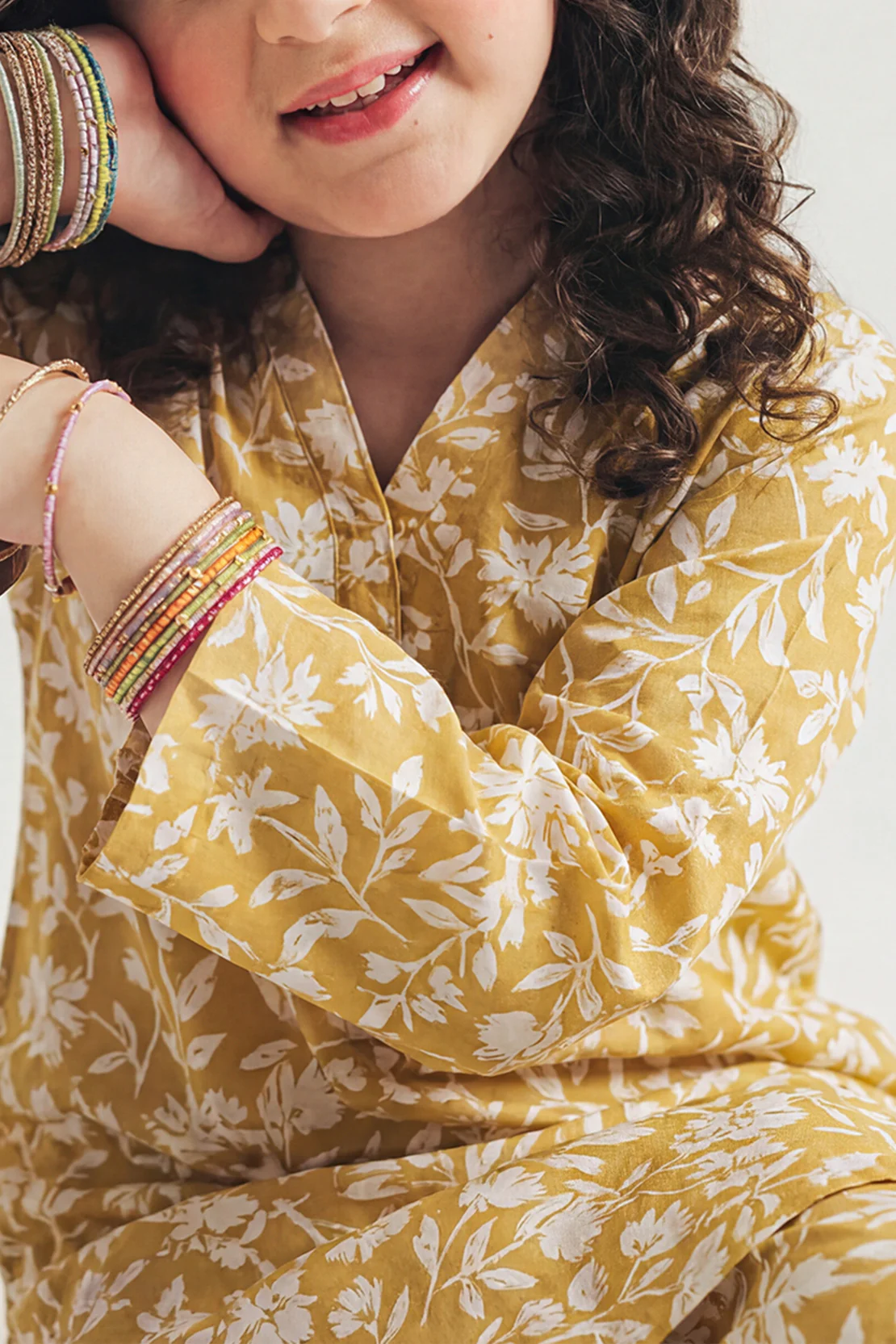Printed Lawn Stitched 2 Piece (Shirt/Trouser) For Kids - Image 2