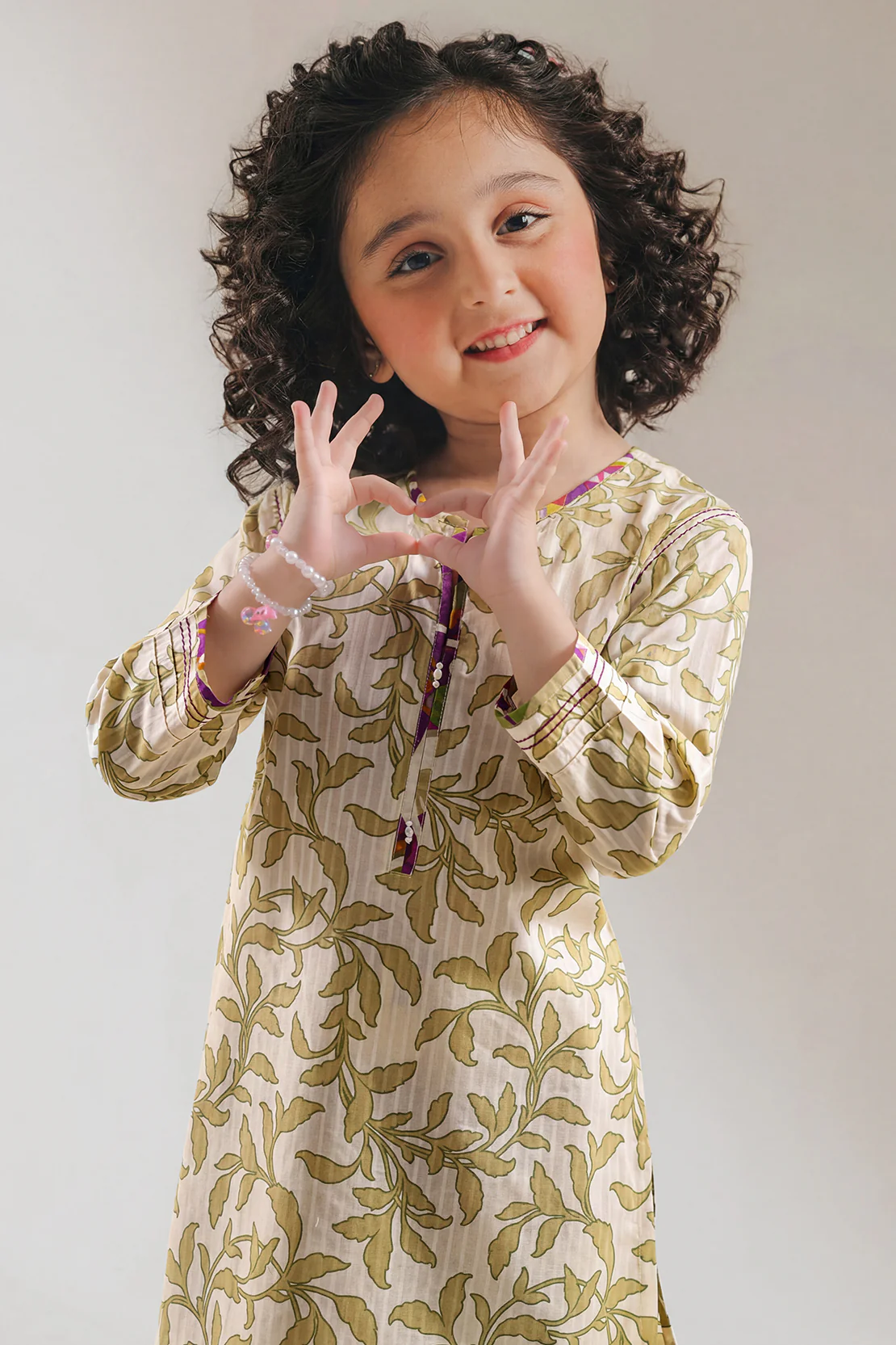 Printed Lawn Stitched 2 Piece (Shirt/Trouser) For Kids - Image 3