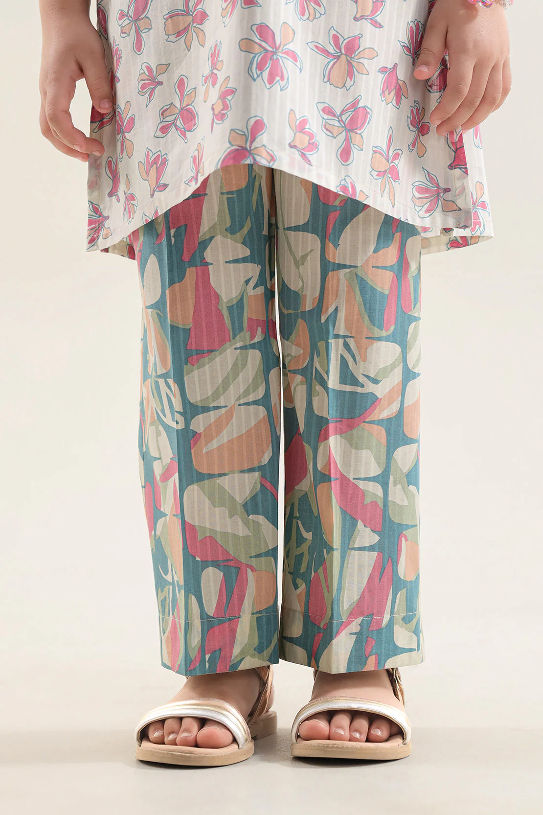 Printed Lawn Stitched 2 Piece (Shirt/Trouser) For Kids - Image 6