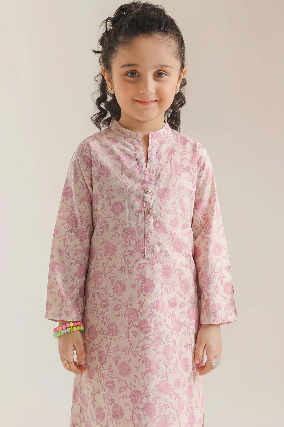 Printed Lawn Stitched 2 Piece (Shirt/Trouser) For Kids - Image 3