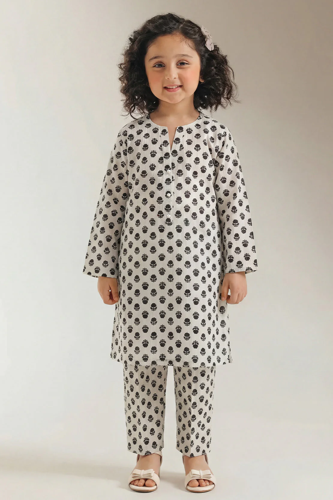 Printed Lawn Stitched 2 Piece (Shirt/Trouser) For Kids