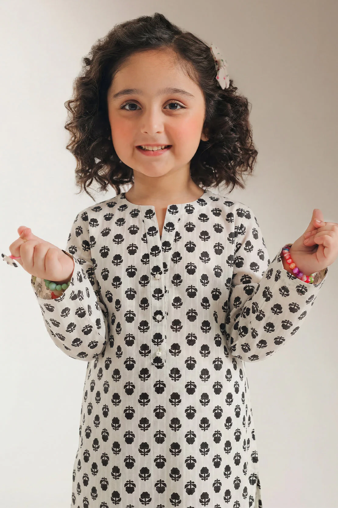 Printed Lawn Stitched 2 Piece (Shirt/Trouser) For Kids - Image 2