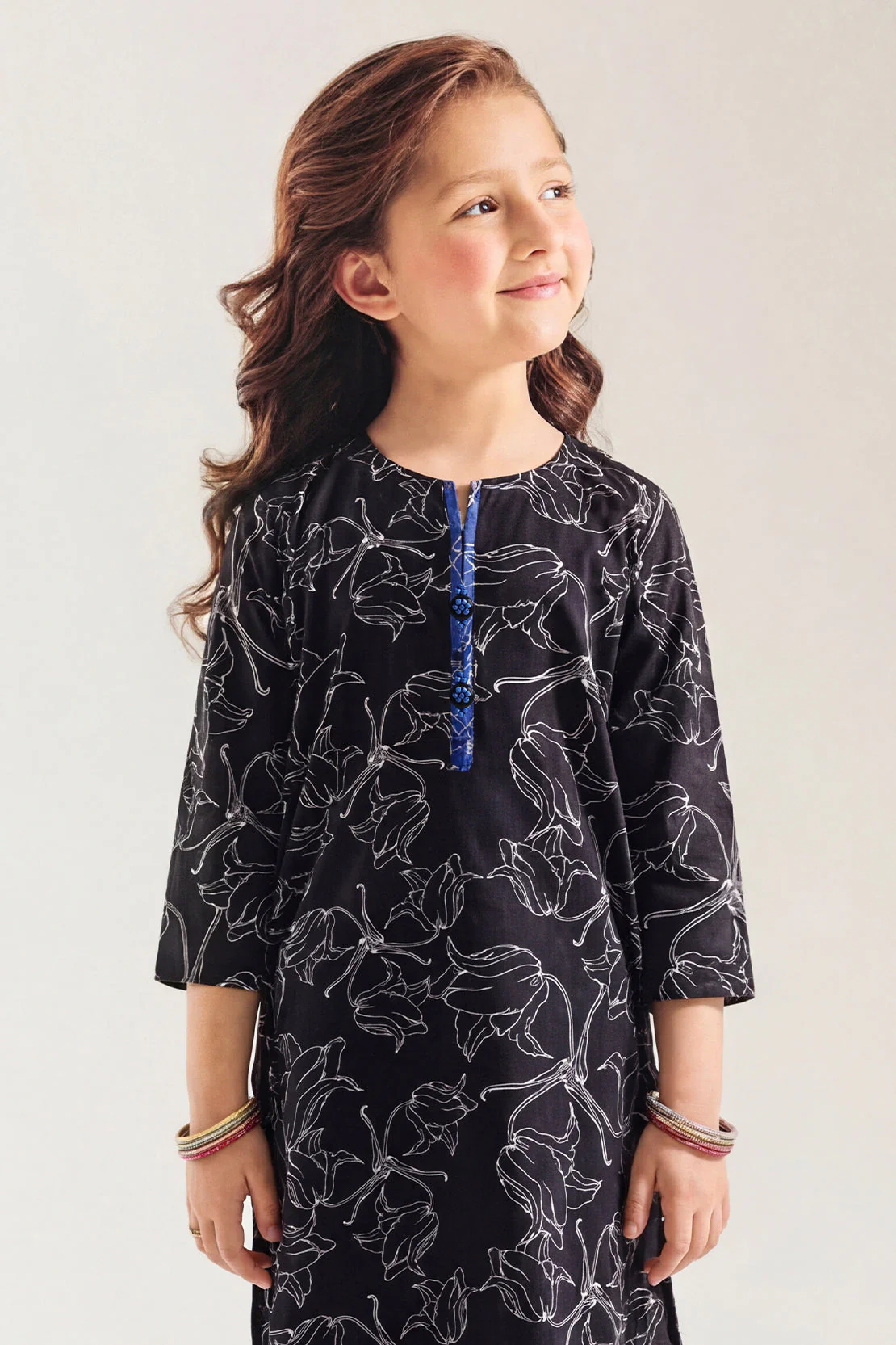 Printed Lawn Stitched 2 Piece (Shirt/Trouser) For Kids - Image 2