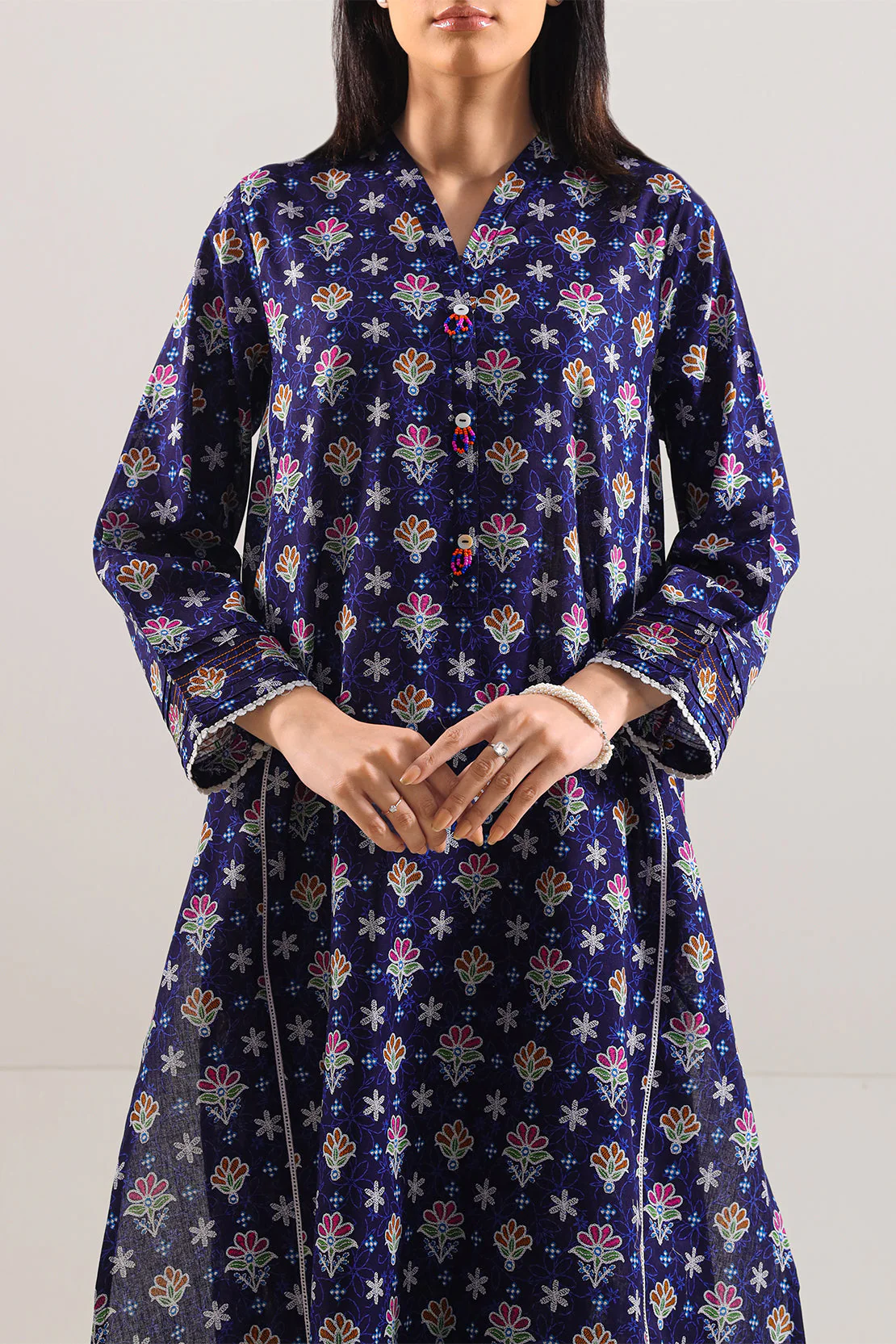 Printed Lawn Stitched 2 Piece (Shirt/Trouser) - Image 2