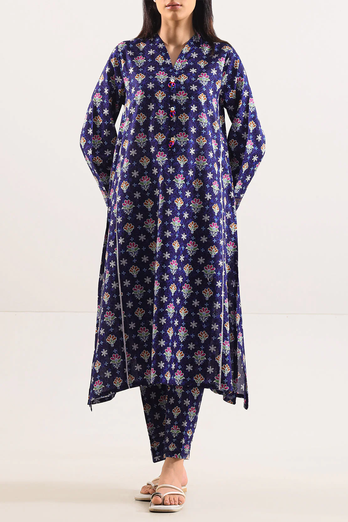 Printed Lawn Stitched 2 Piece (Shirt/Trouser) - Image 3