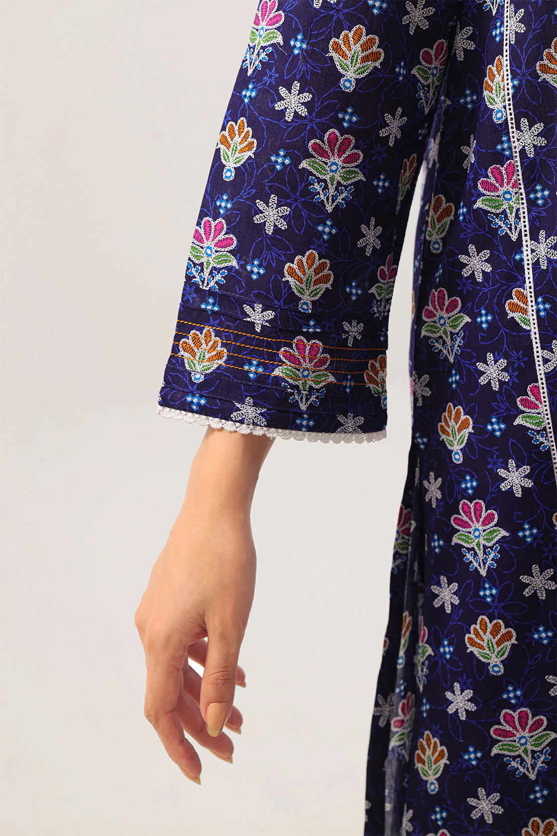 Printed Lawn Stitched 2 Piece (Shirt/Trouser) - Image 5