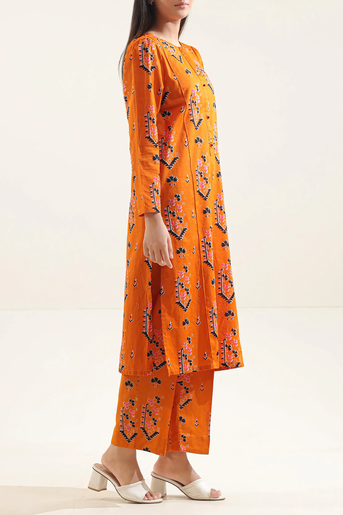 Printed Lawn Stitched 2 Piece (Shirt/Trouser) - Image 2