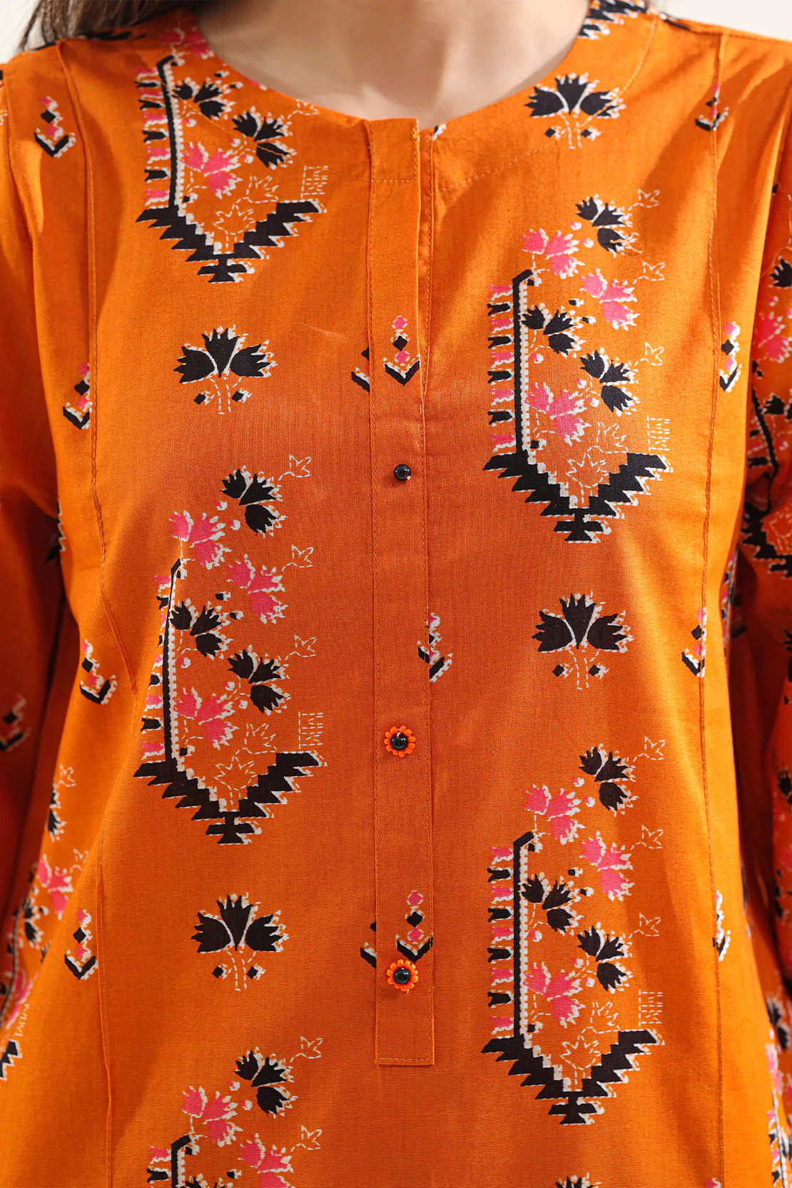 Printed Lawn Stitched 2 Piece (Shirt/Trouser) - Image 5