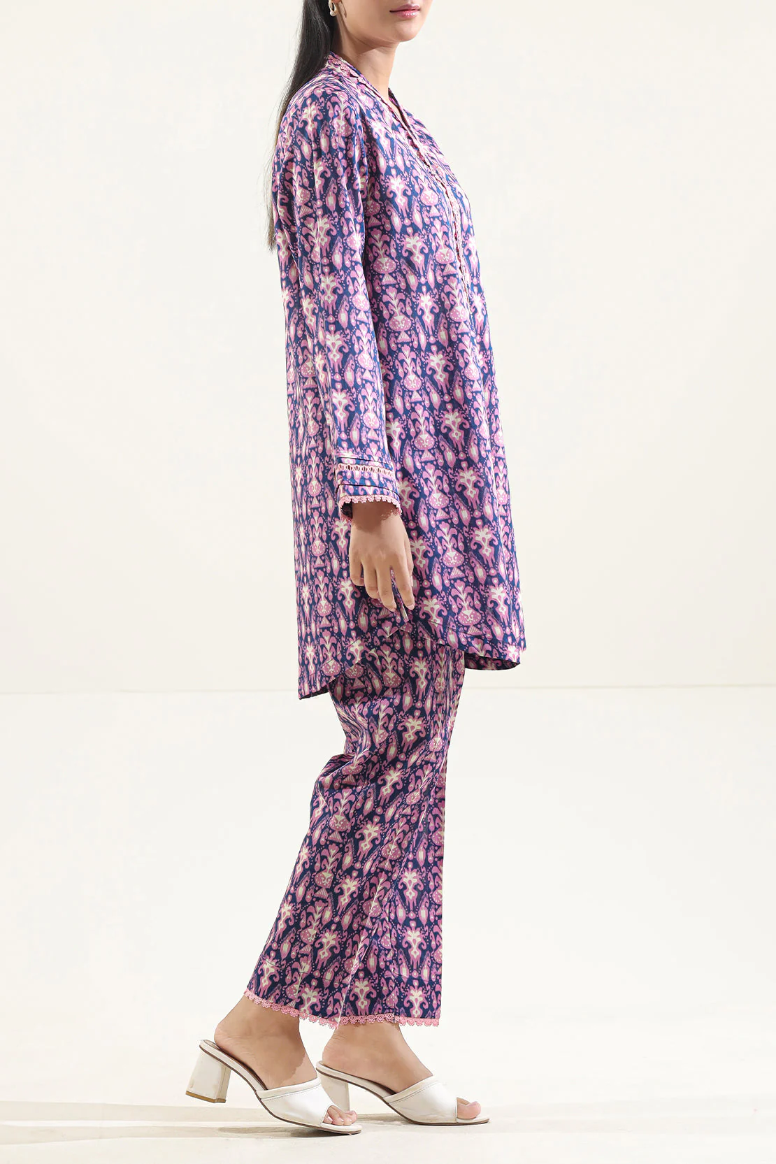Printed Lawn Stitched 2 Piece (Shirt/Trouser) - Image 2