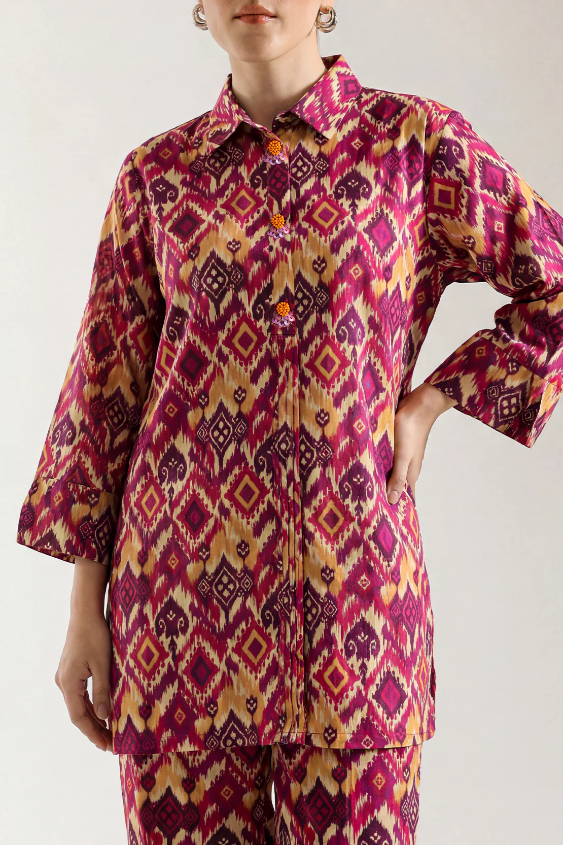 Printed Lawn Stitched 2 Piece (Shirt/Trouser) - Image 2