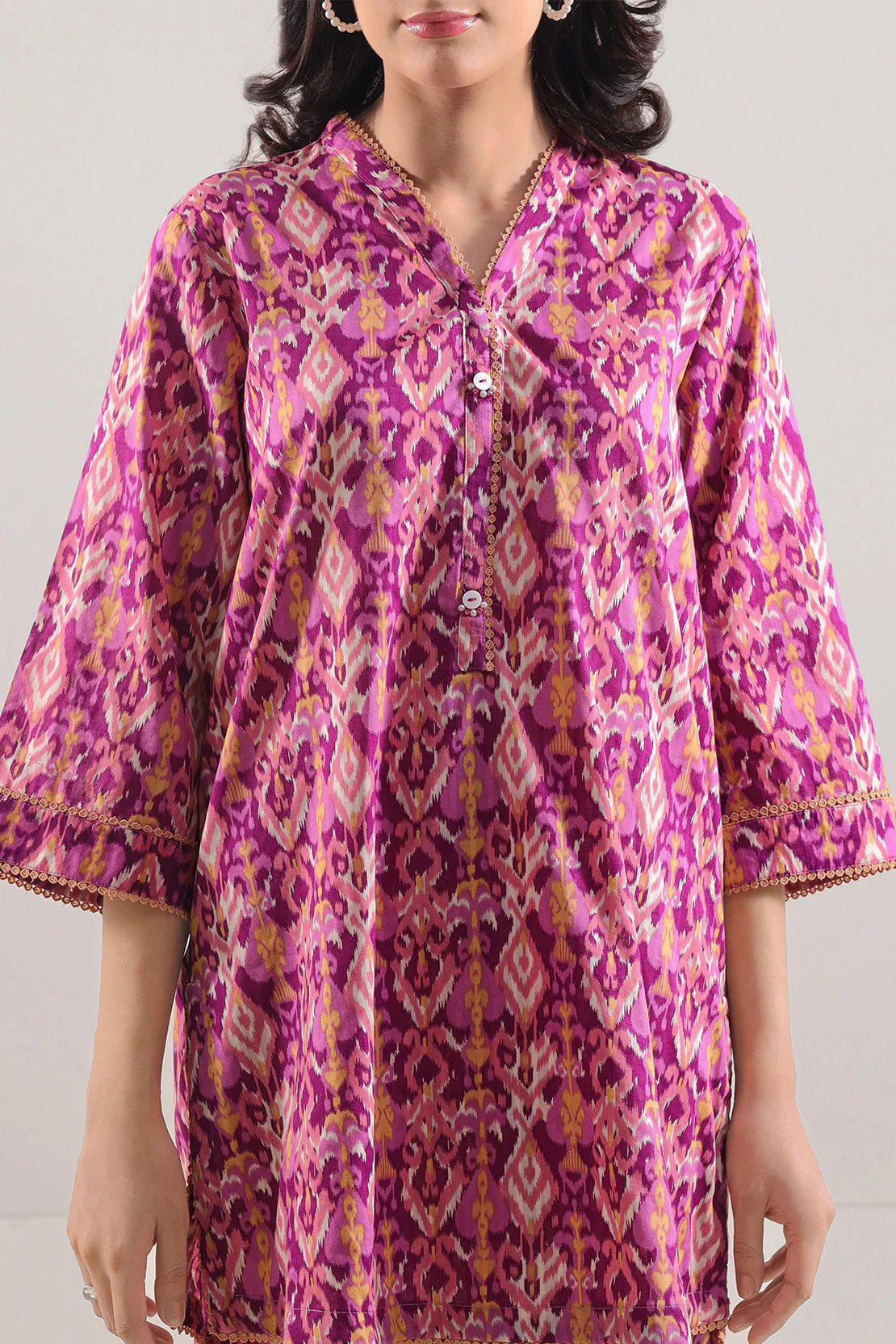 Printed Lawn Stitched 2 Piece (Shirt/Trouser) - Image 2