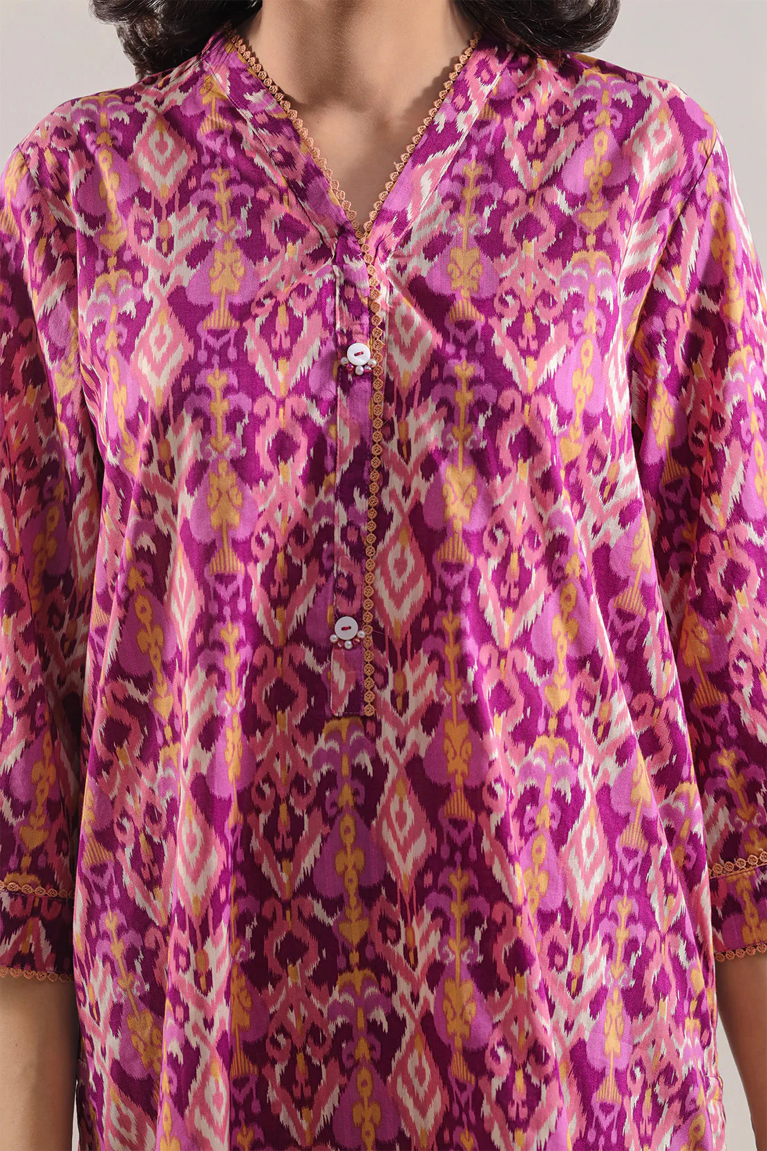 Printed Lawn Stitched 2 Piece (Shirt/Trouser) - Image 4