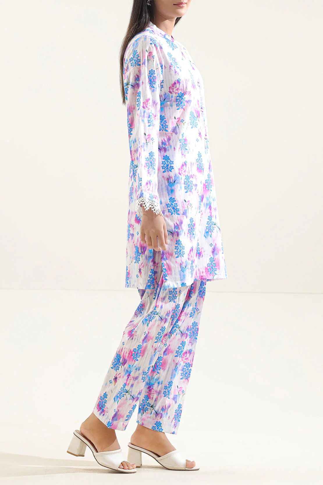 Printed Lawn Stitched 2 Piece (Shirt/Trouser) - Image 2