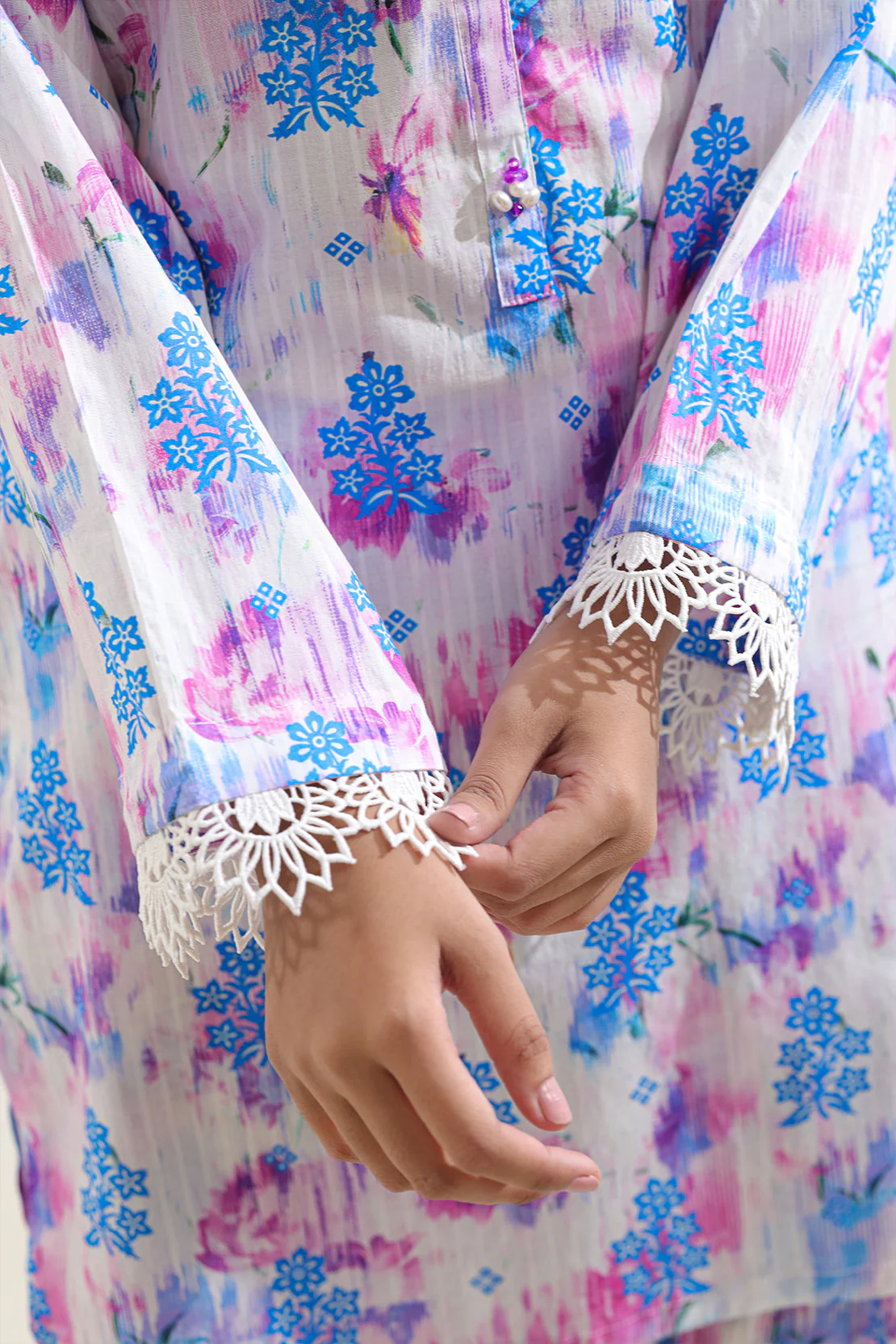 Printed Lawn Stitched 2 Piece (Shirt/Trouser) - Image 5