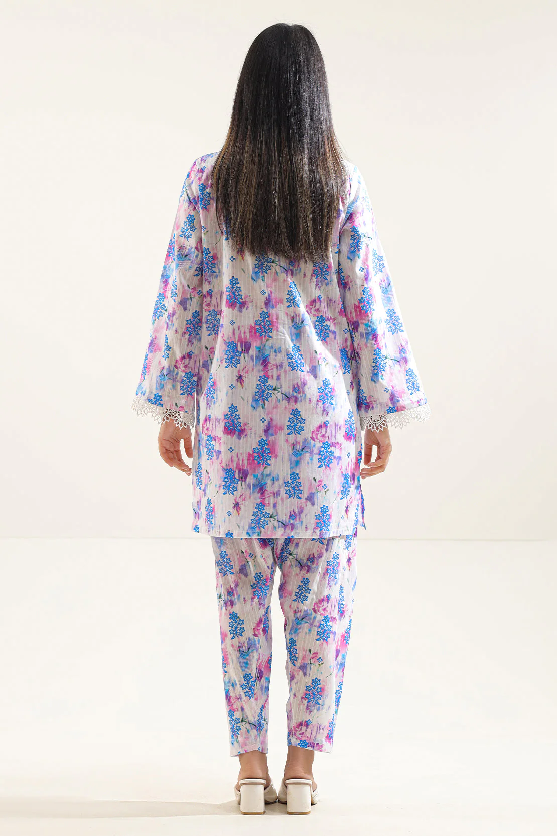 Printed Lawn Stitched 2 Piece (Shirt/Trouser) - Image 6